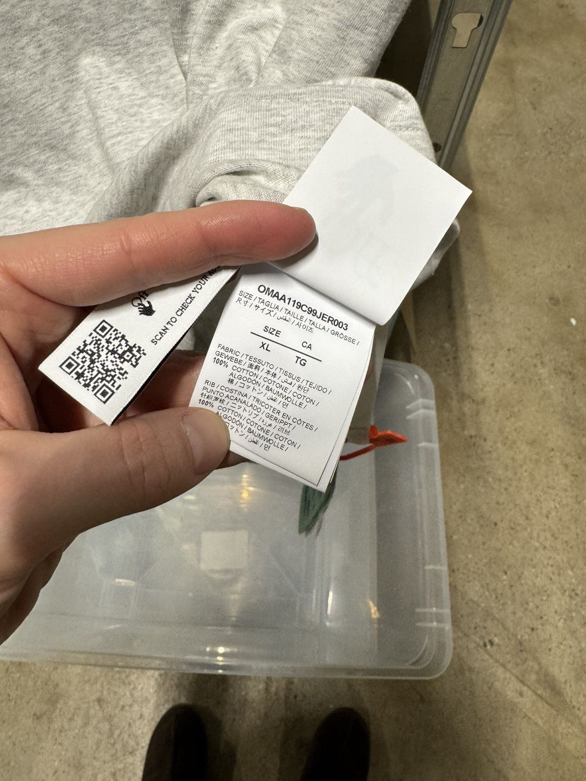 Off-White Off-White Big Ow Logo T-Shirt NEW Size US XL / EU 56 / 4 - 5 Thumbnail