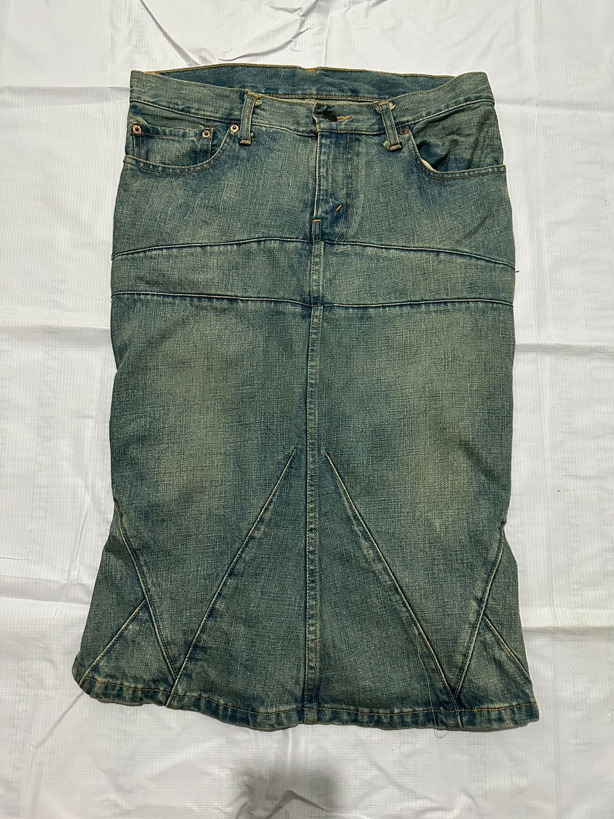Comme des Garcons × Junya Watanabe 🔥Junya Watanabe Comme Des Garcons FW 2004 Mermaid Skirt Size 30" / US 8 / IT 44 - 1 Thumbnail