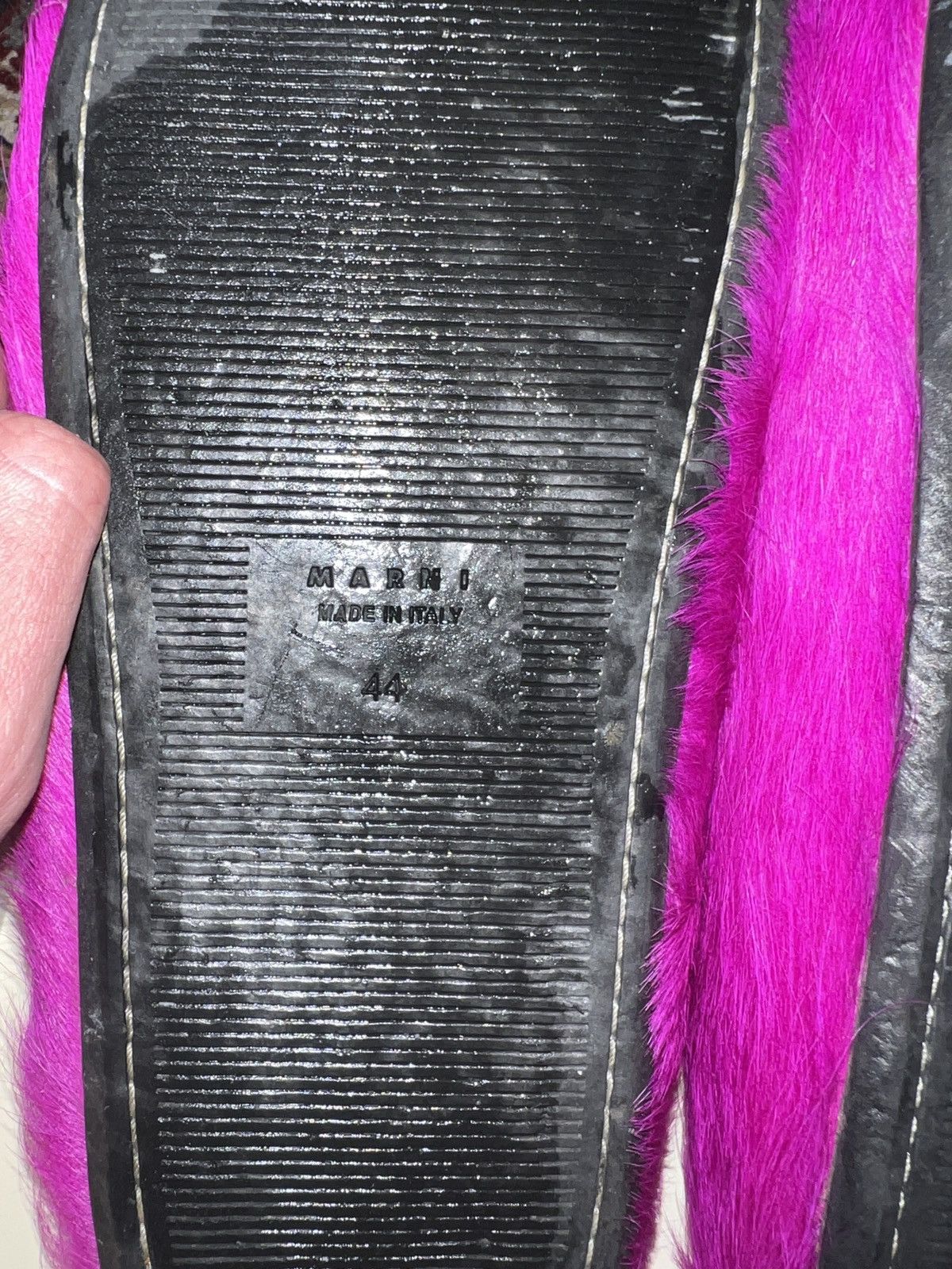Marni Marni fur slippers (44) Size US 11 / EU 44 - 4 Thumbnail