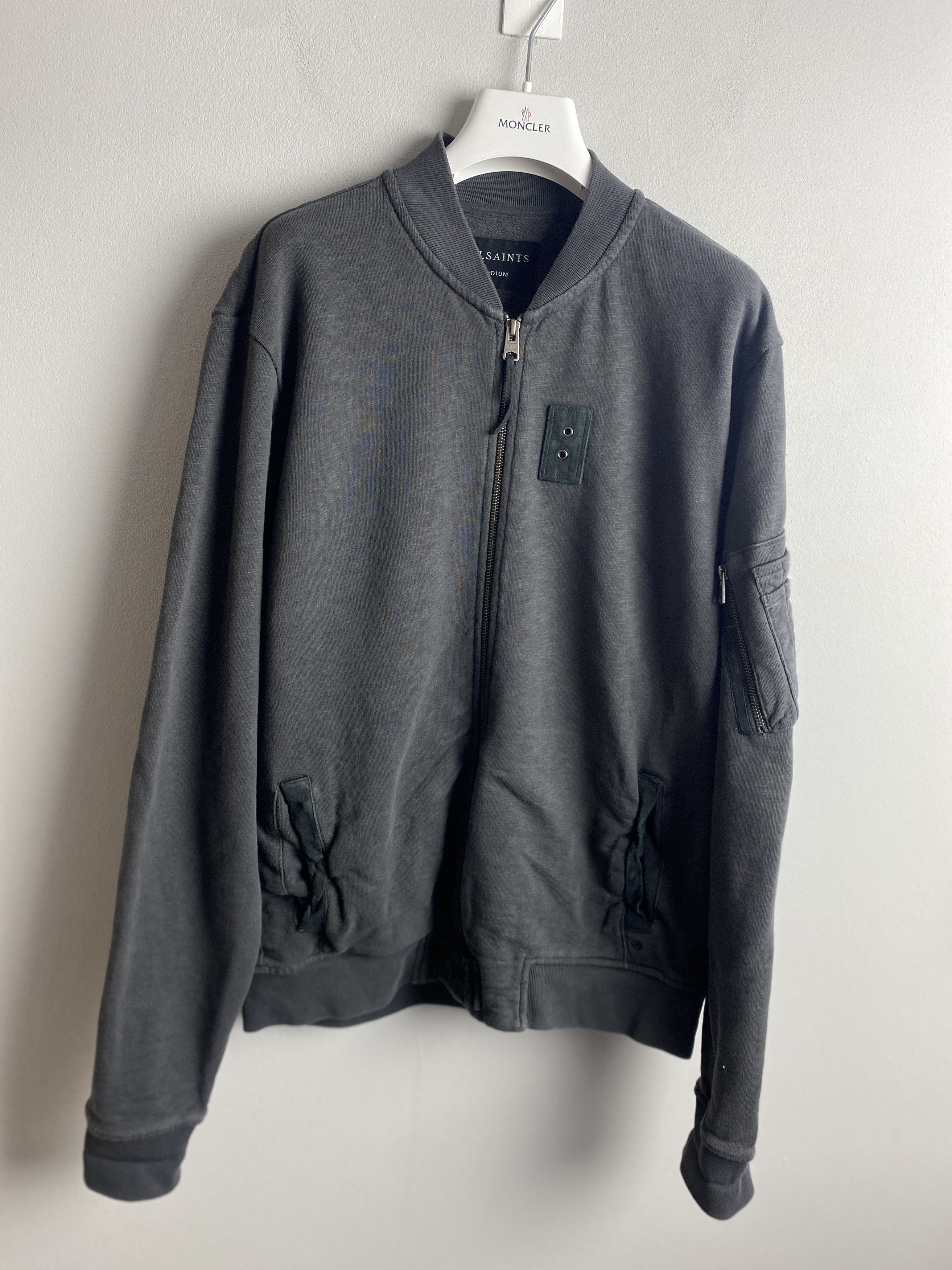 Allsaints Allsaints West Bomber zip-up sweatshirt cotton Size US M / EU 48-50 / 2 - 1 Thumbnail