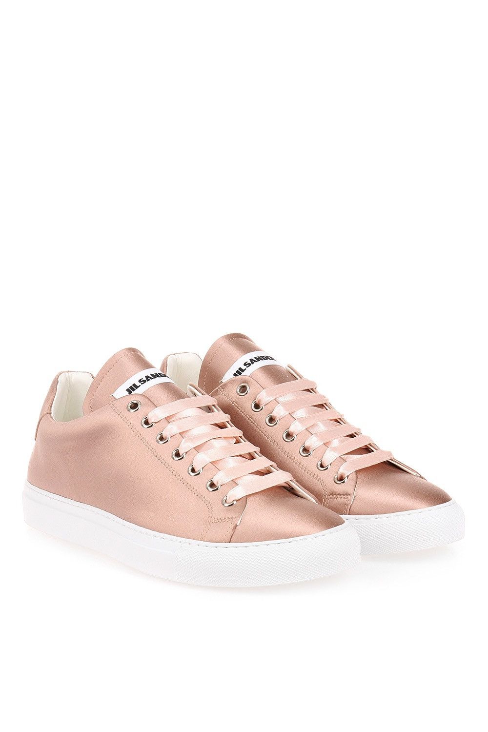 Jil Sander Jil Sander Satin Low Top Sneakers Size US 7 / IT 37 - 8 Thumbnail