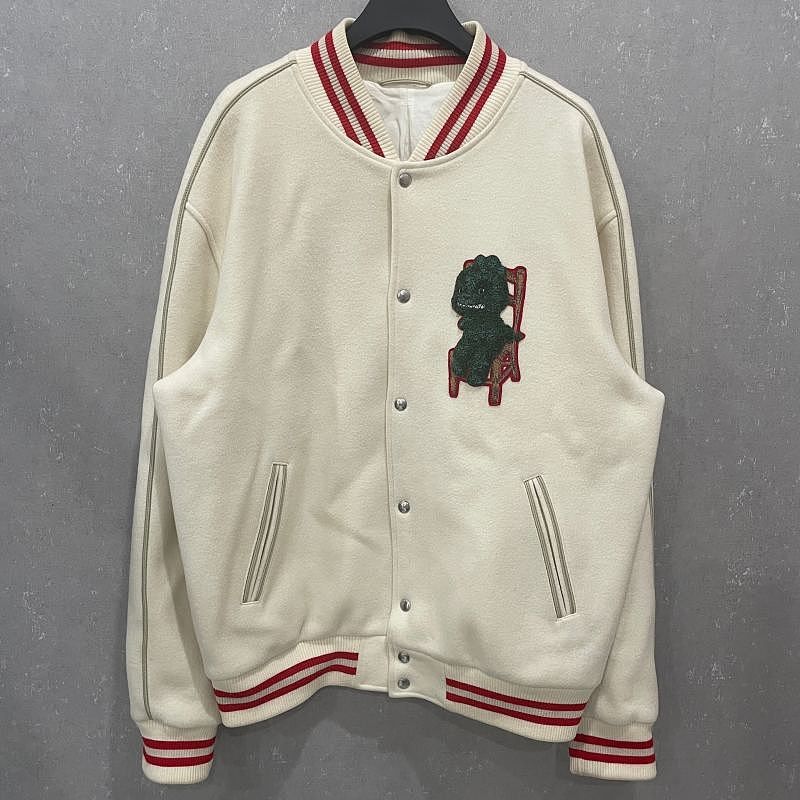 Dior Dior Embroidered Logo Varsity Jacket Size XL Size US XL / EU 56 / 4 - 1 Thumbnail