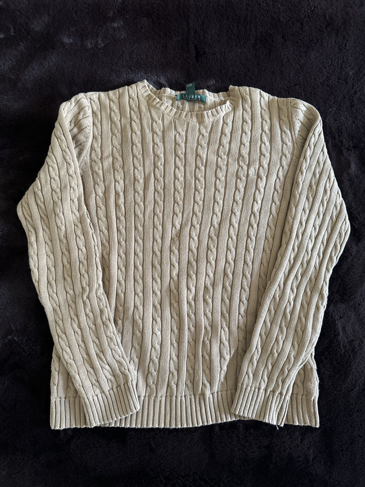 Ralph Lauren RALPH LAUREN CABLE KNIT SWEATER Size M / US 6-8 / IT 42-44 - 1 Thumbnail