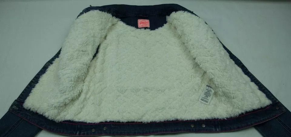 Levi's Superdry Womens denim jacket linning size XS-S Size S / US 4 / IT 40 - 6 Thumbnail