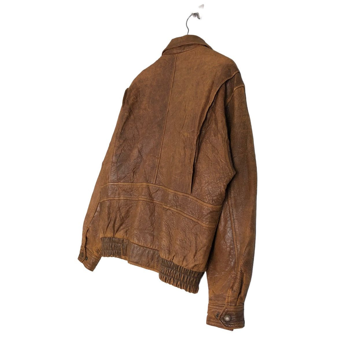 Vintage 🔥VINTAGE LEATHER FLIGHT JACKET USA STYLEWEAR LEATHER Size US L / EU 52-54 / 3 - 10 Thumbnail