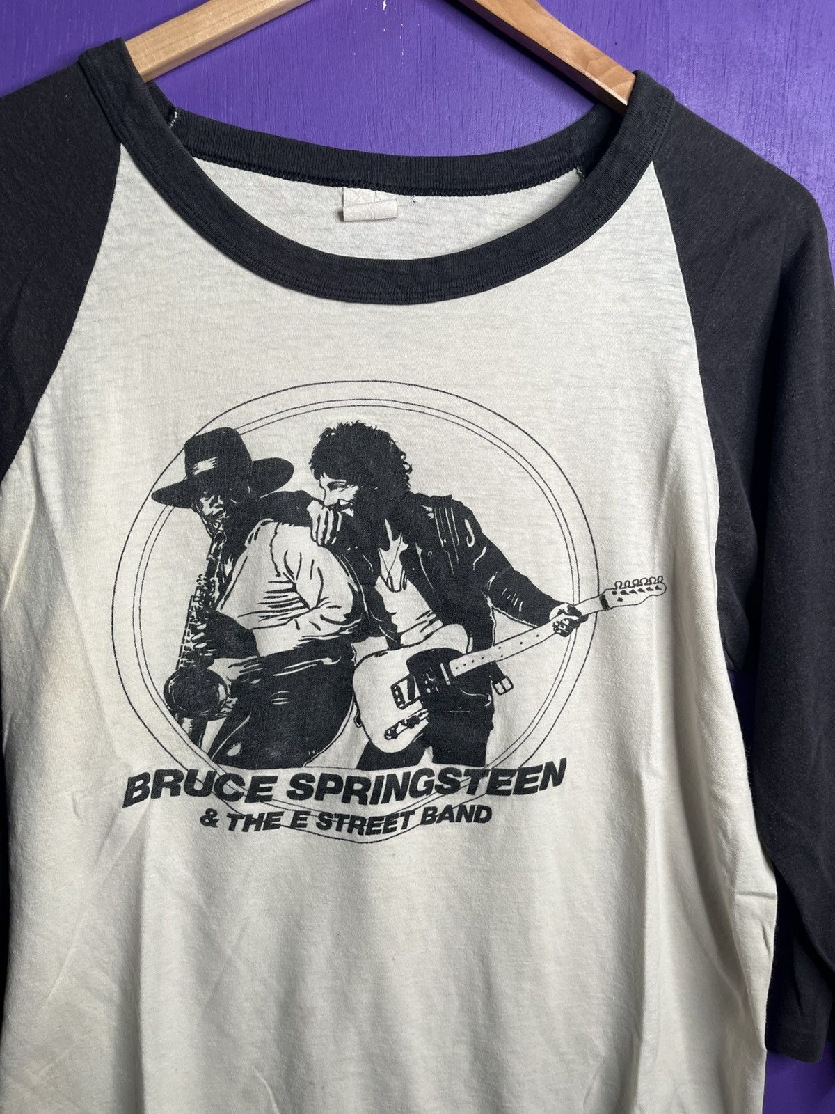 Band Tees × Vintage Vintage 70s Bruce Springsteen and the e street band tee Size US M / EU 48-50 / 2 - 3 Thumbnail