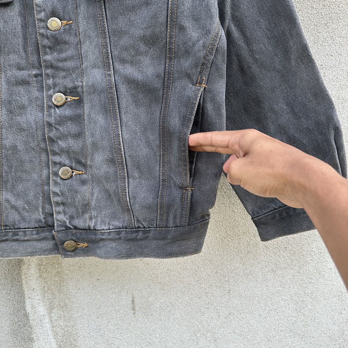 James Jean × Vintage SEND OFFER📌 VINTAGE JAMES DEAN ORIGINAL REBEL TRUCKER JACKET Size US S / EU 44-46 / 1 - 6 Thumbnail