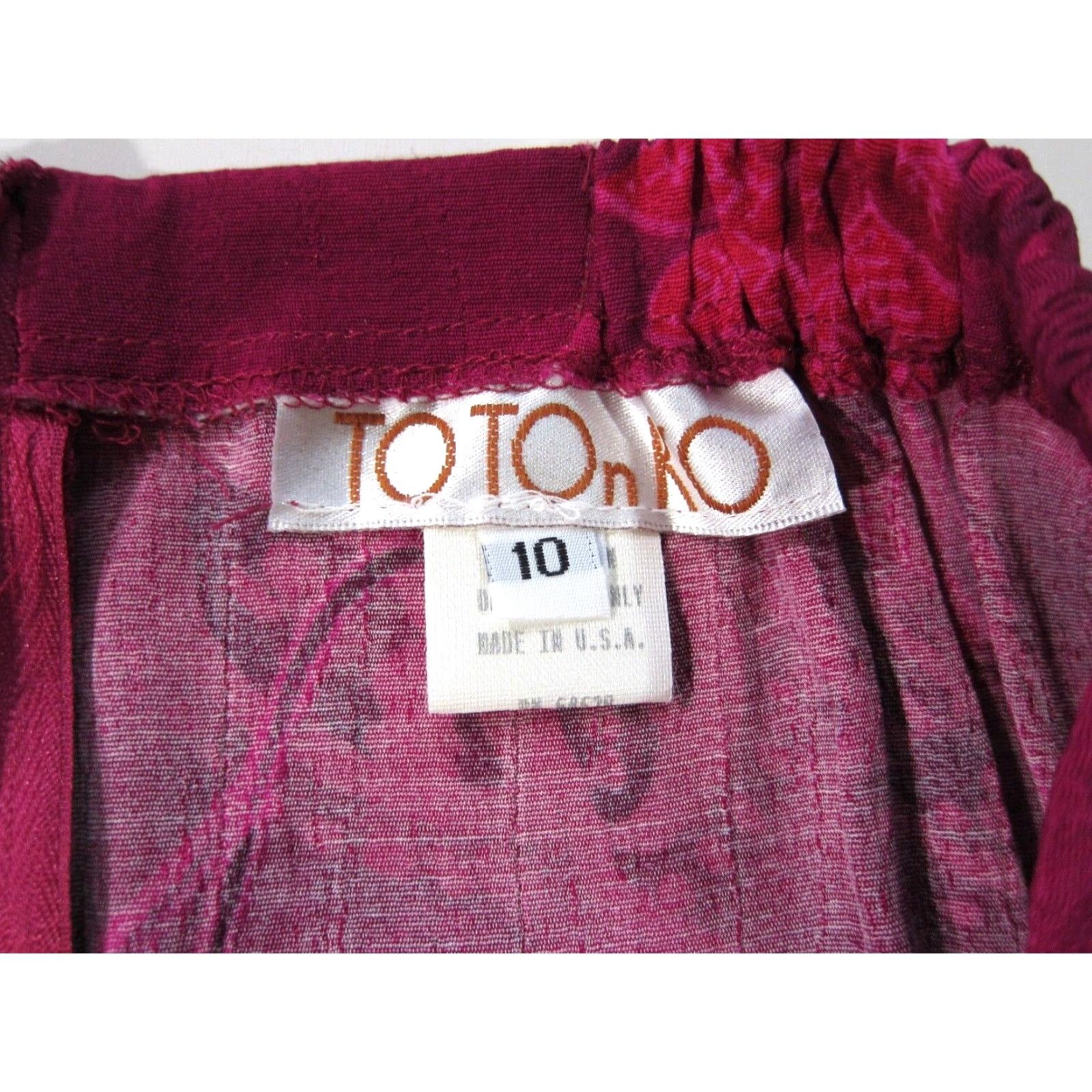 Vintage VINTAGE Toto n ko 100% Rayon Pink Floral Zipper High Rise Long Maxi Wrap Skirt Women 10 Size 32" / US 10 / IT 46 - 6 Thumbnail