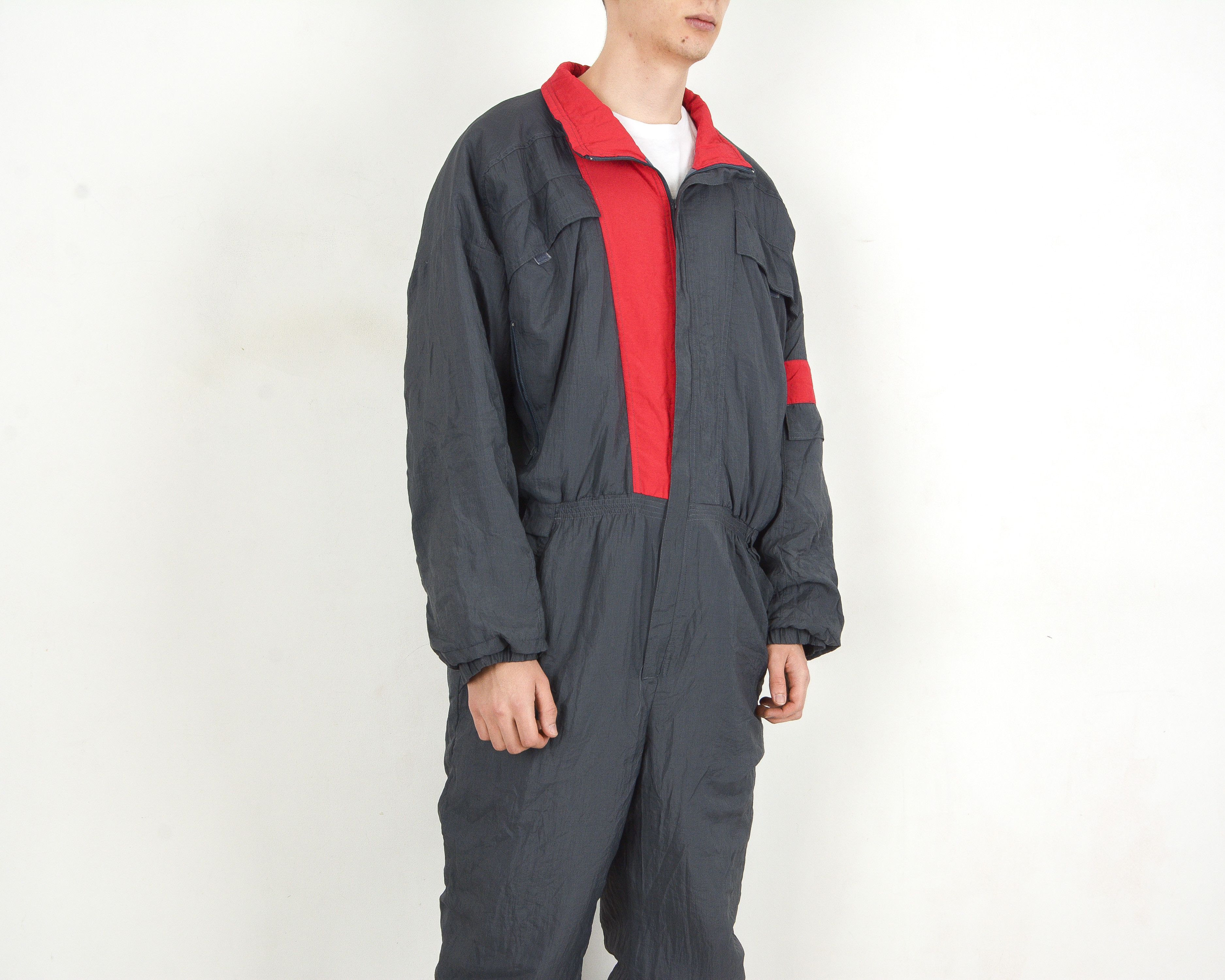 Vintage OHARA Snowsuit XL Jumpsuit Ski Suit Padded Overalls Snow Size US 36 / EU 52 - 4 Thumbnail
