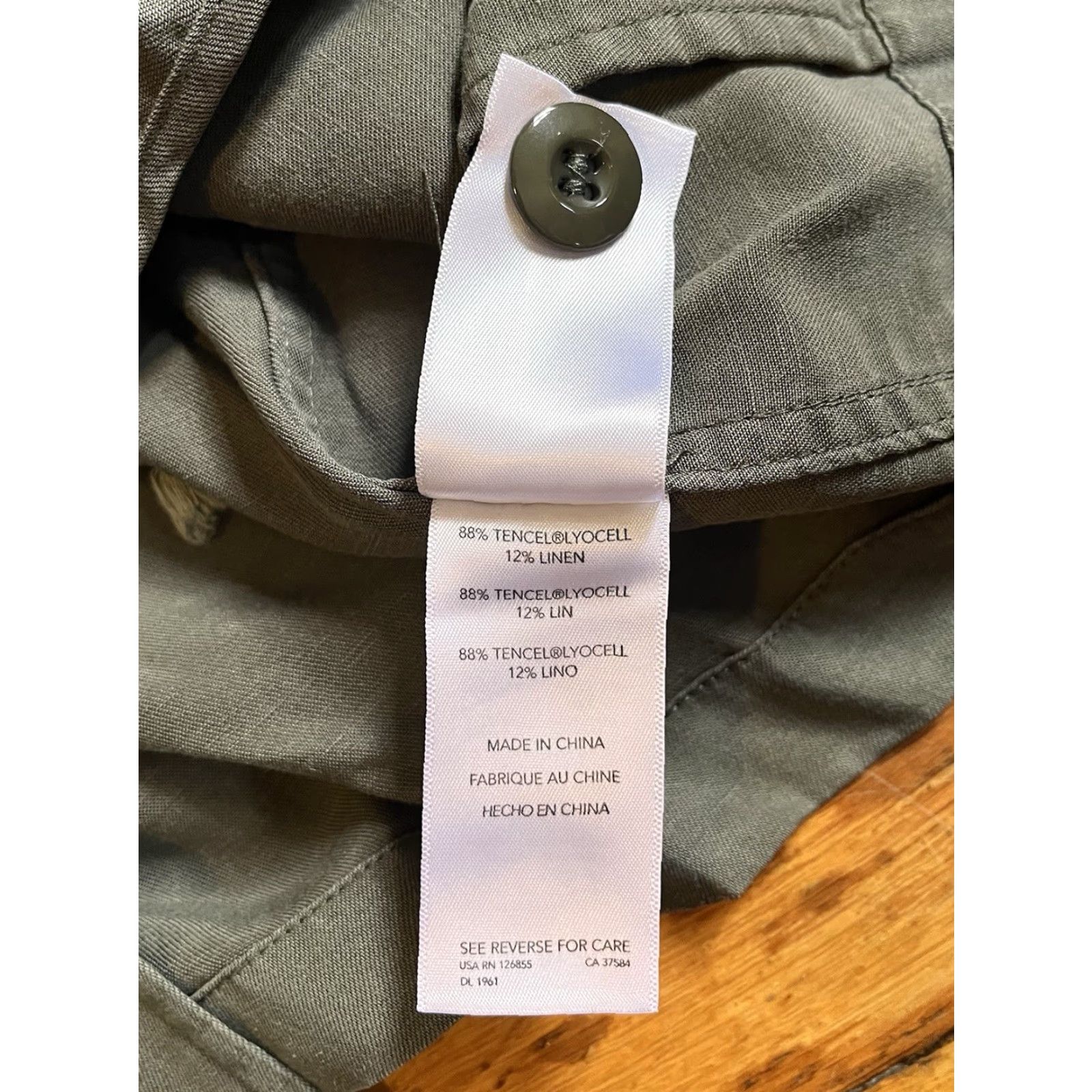 DL1961 DL1961 Beekman Military Jacket Women’s Large Green Jacket Women’s Large Green DL1961 Beekman Military Jacket Size L / US 10 / IT 46 - 6 Thumbnail