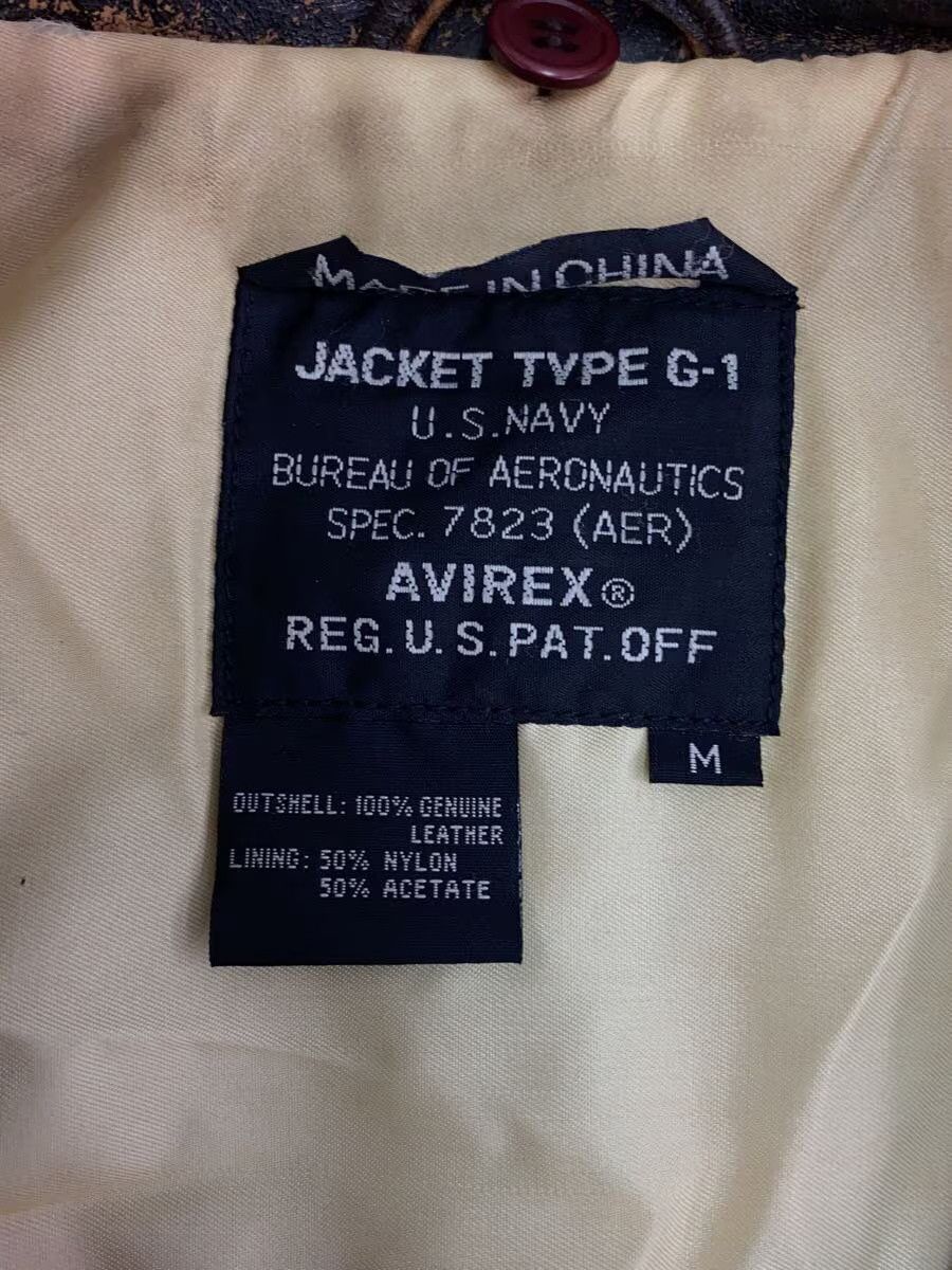 Avirex Avirex Plain Leather Flight Jacket Brown Size US M / EU 48-50 / 2 - 3 Thumbnail