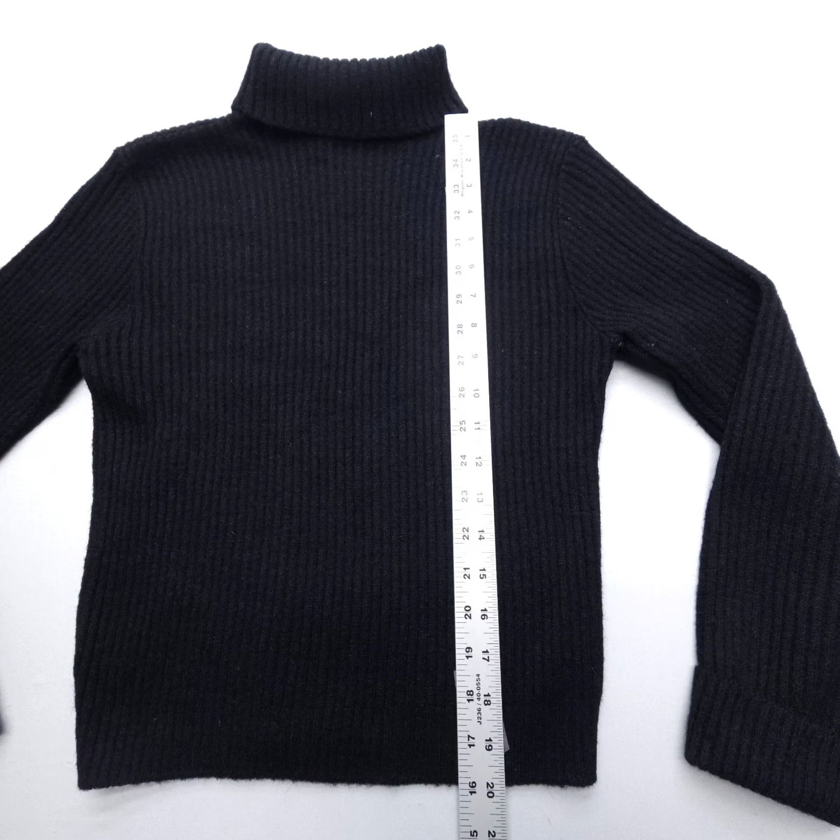 Vintage VINTAGE Joan Marie Cape Codder Sweater XS Turtleneck Wool Black Womens Pullover Knit Classic 50s Casual Womens Size XS / US 0-2 / IT 36-38 - 6 Thumbnail