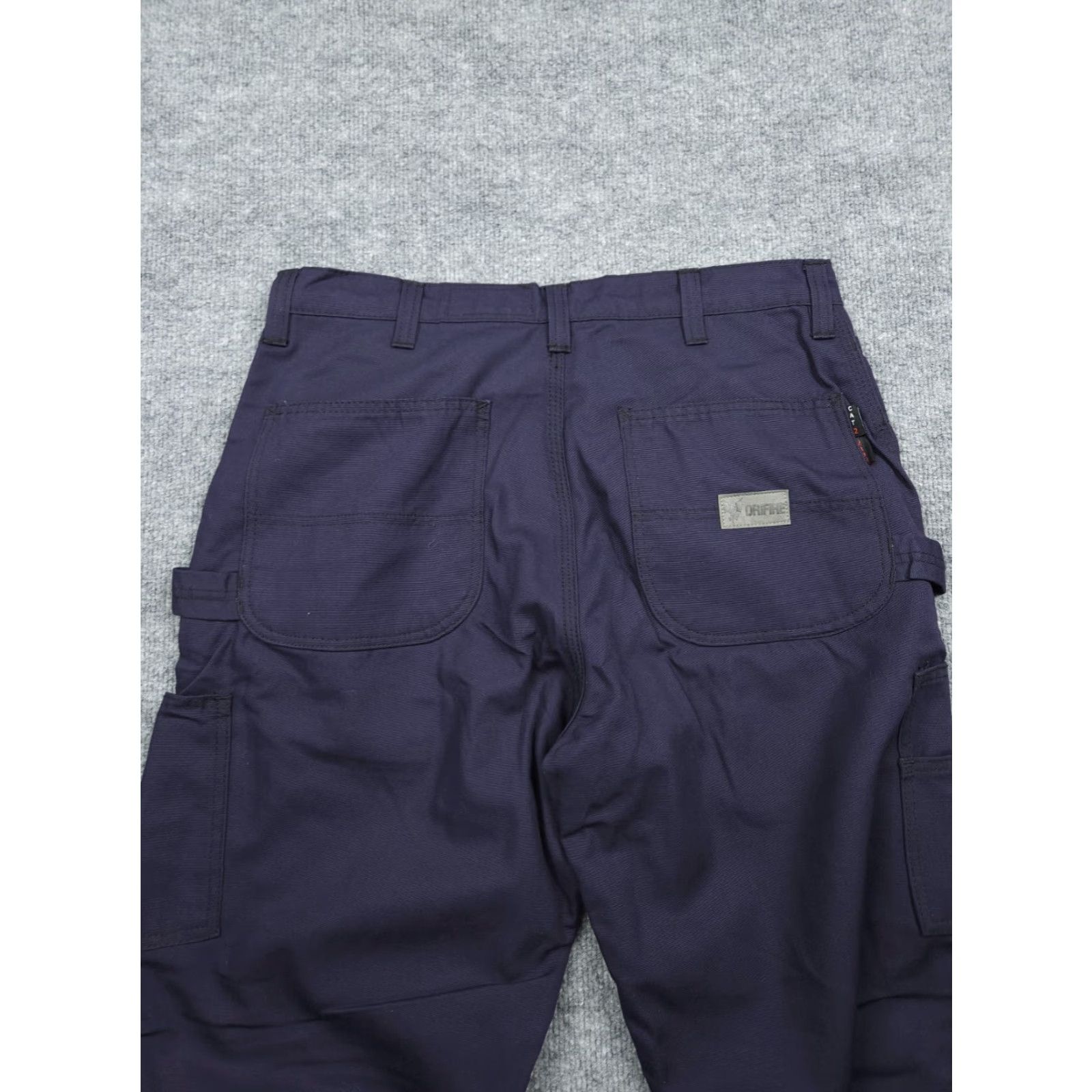 Vintage DRIFIRE Dungaree Work Pants Men's 32 x 34 Navy Blue Summer Weight Westex ARC FR FR? Size US 32 / EU 48 - 4 Thumbnail