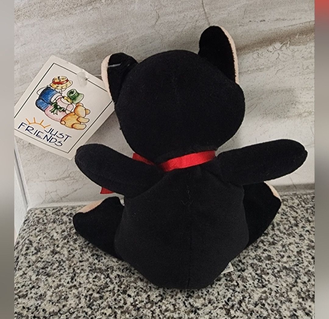 Unknown London NWT Vintage Chosun IT'L Inc Black Cat Plush 1997 6" Size ONE SIZE - 2 Thumbnail