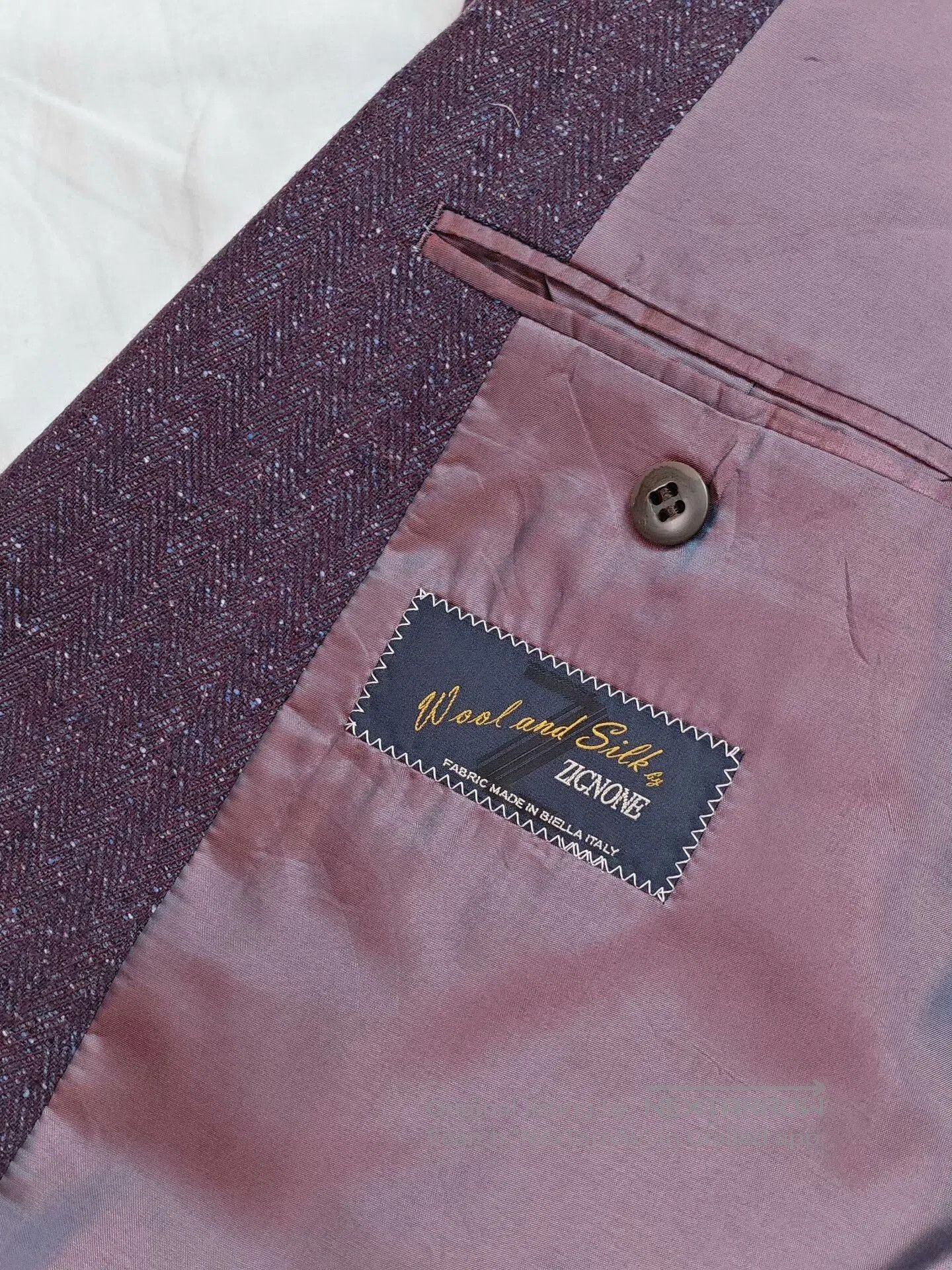 Z Zegna Custom Italian Zignone Wool Silk Suit. Size US L / EU 52-54 / 3 - 7 Thumbnail