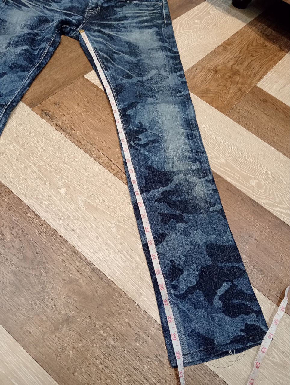 GOSTAR DE FUGA JAPANESE GOSTAR DE FUGA BLUE DENIM JEANS Size US 33 - 18 Thumbnail