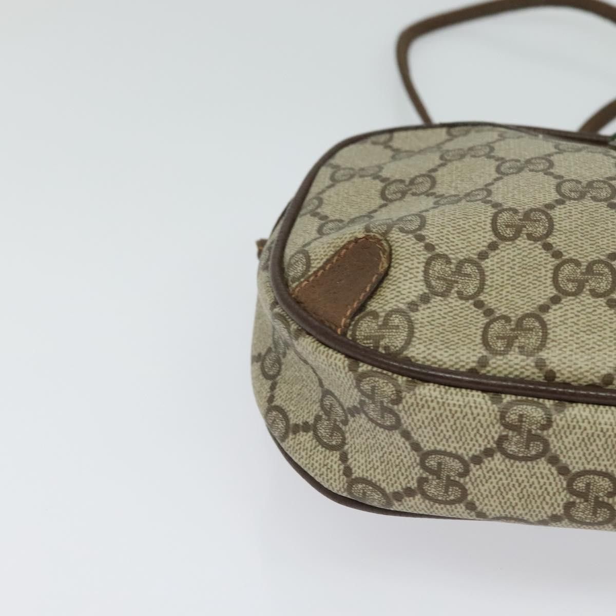 Gucci GUCCI GG Supreme Web Sherry Line Shoulder Bag Pvc Beige 89 Size ONE SIZE - 10 Thumbnail