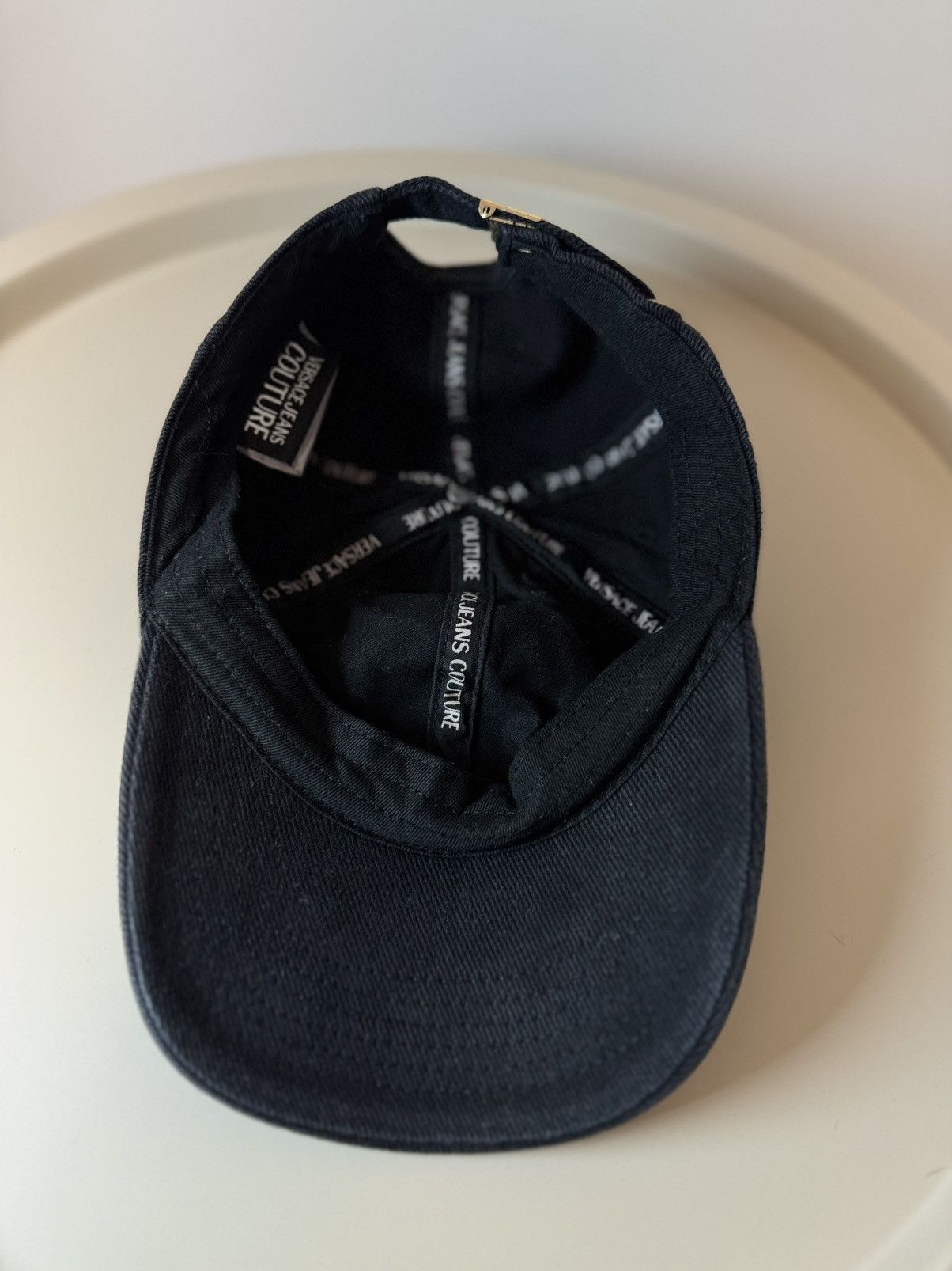 Versace Jeans Couture Versace Jeans Couture Black Logo Cap – Authentic Size ONE SIZE - 5 Thumbnail