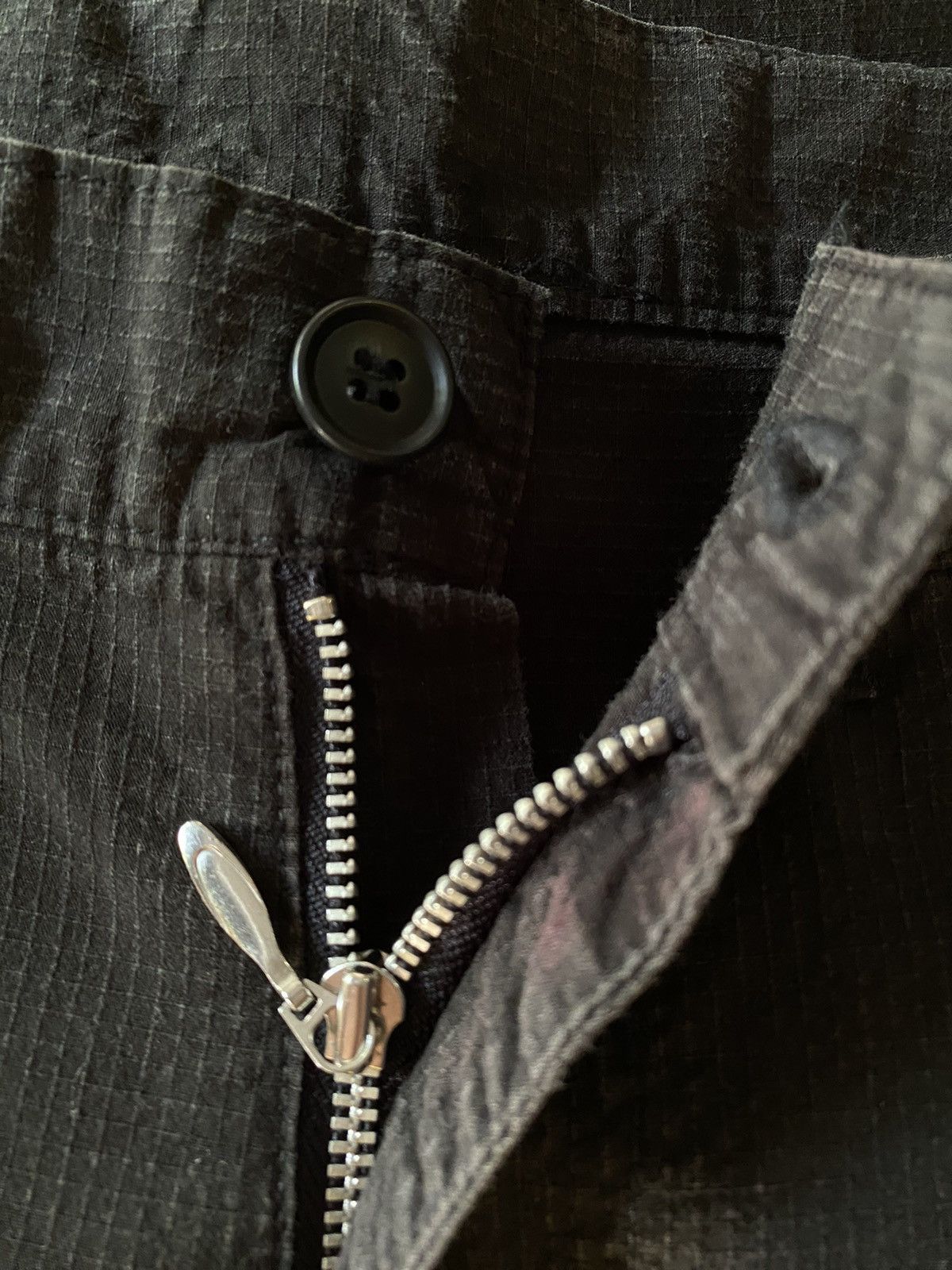0 × Japanese Brand 0000 by N 44 Acc Black Long Pants with Zippered Ankles Size US 31 - 4 Thumbnail