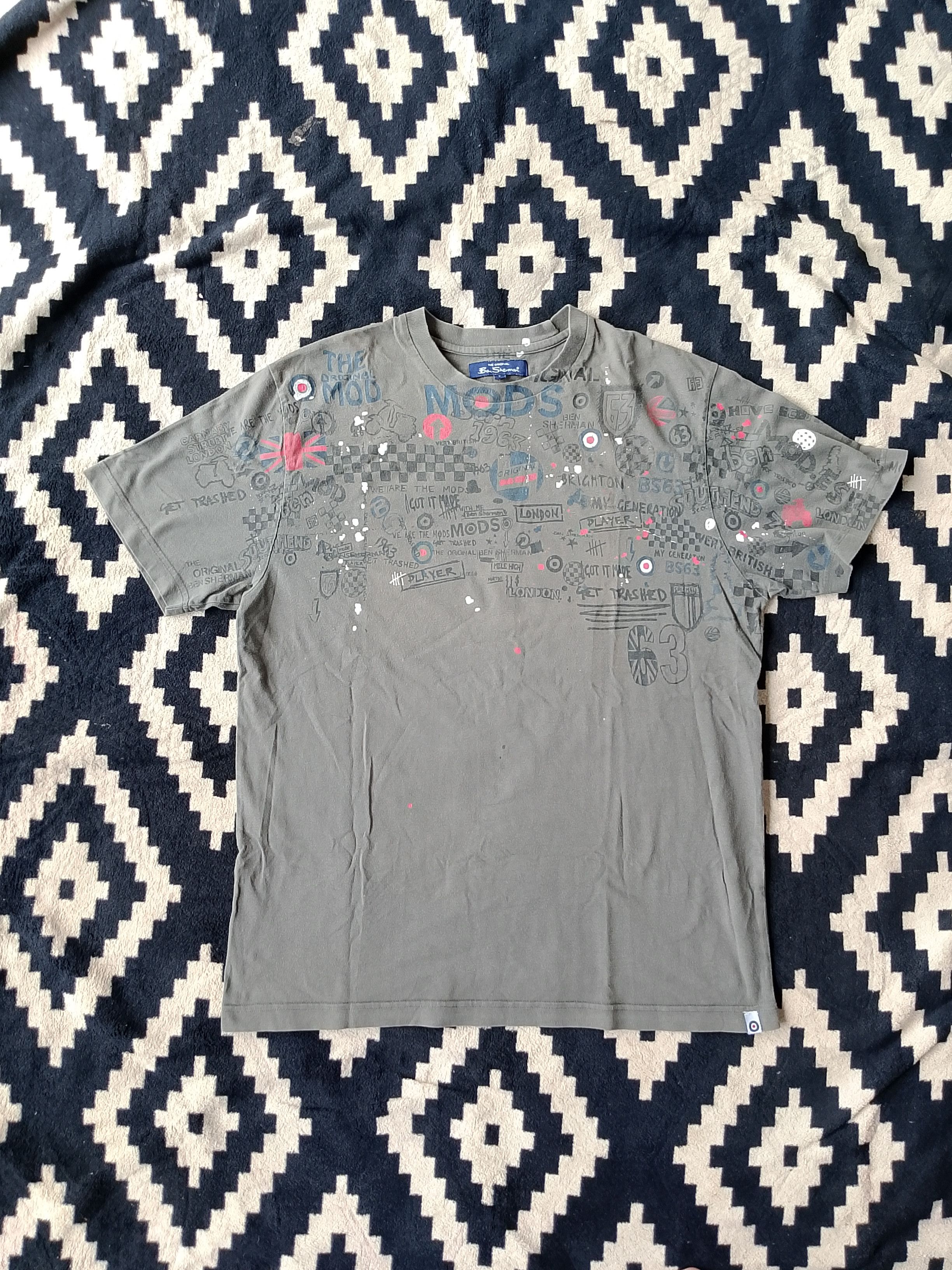 Ben Sherman Ben Sherman Mods Graphic Tee British Mod Culture Size US L / EU 52-54 / 3 - 4 Thumbnail