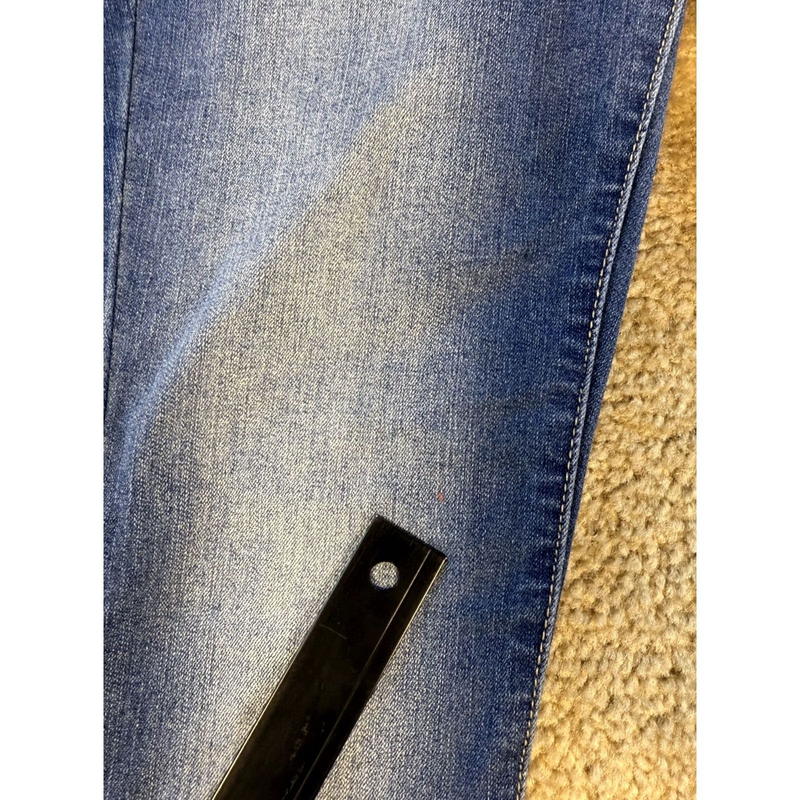 Denime D. Jeans Womens Skinny Stretch Jeans Blue Size 6 28x29 Size 28" / US 6 / IT 42 - 2 Thumbnail