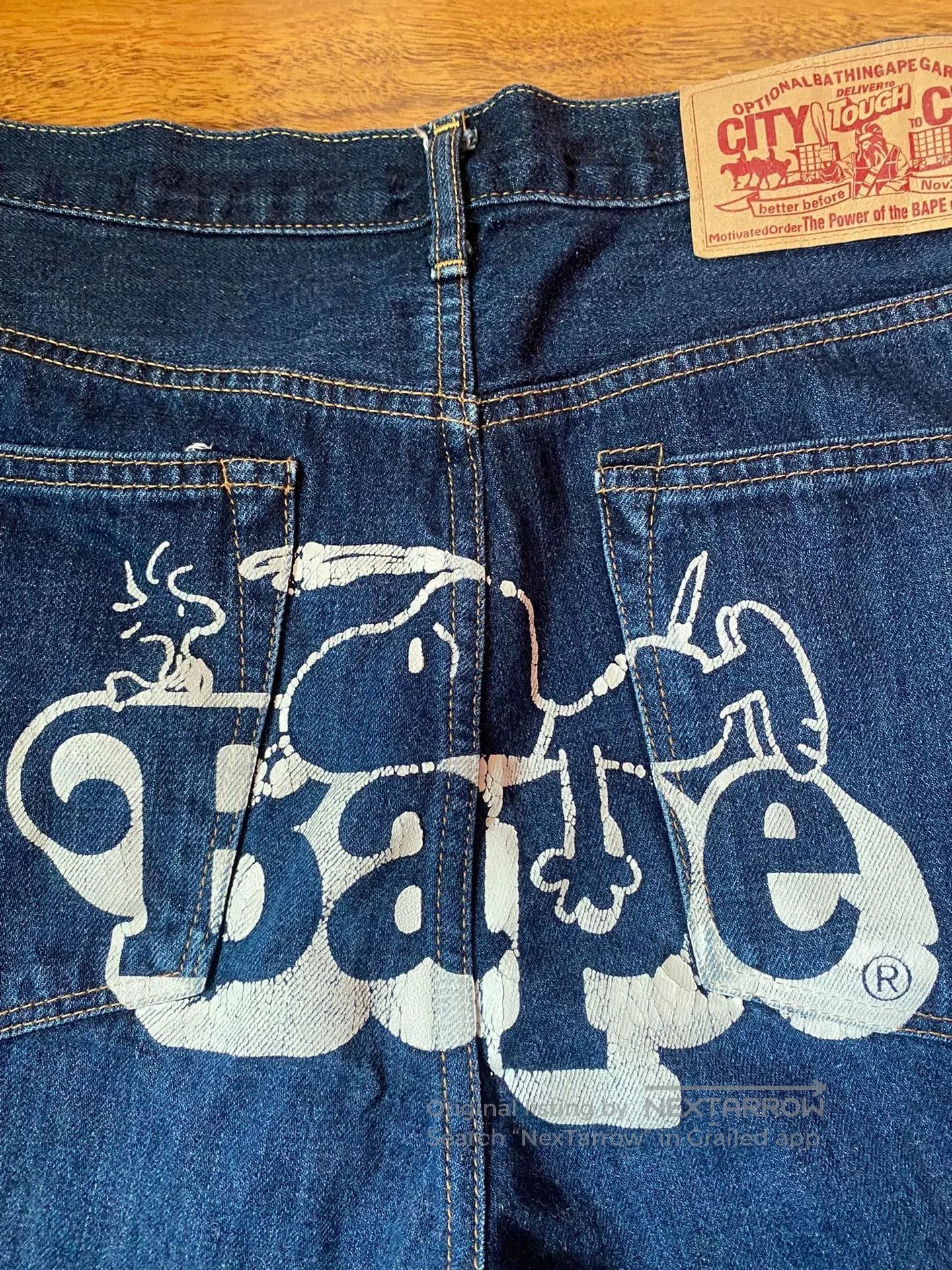 Bape BAPE x Peanuts Snoopy Jeans. Size US 28 / EU 44 - 6 Thumbnail