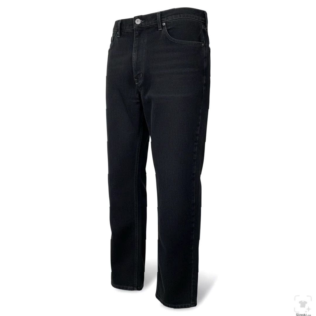 Levi's Levi's 505 Jeans Mens 42x32 Black Rinse Straight Regular Fit Denim Zip Fly Size US 42 / EU 58 - 2 Thumbnail