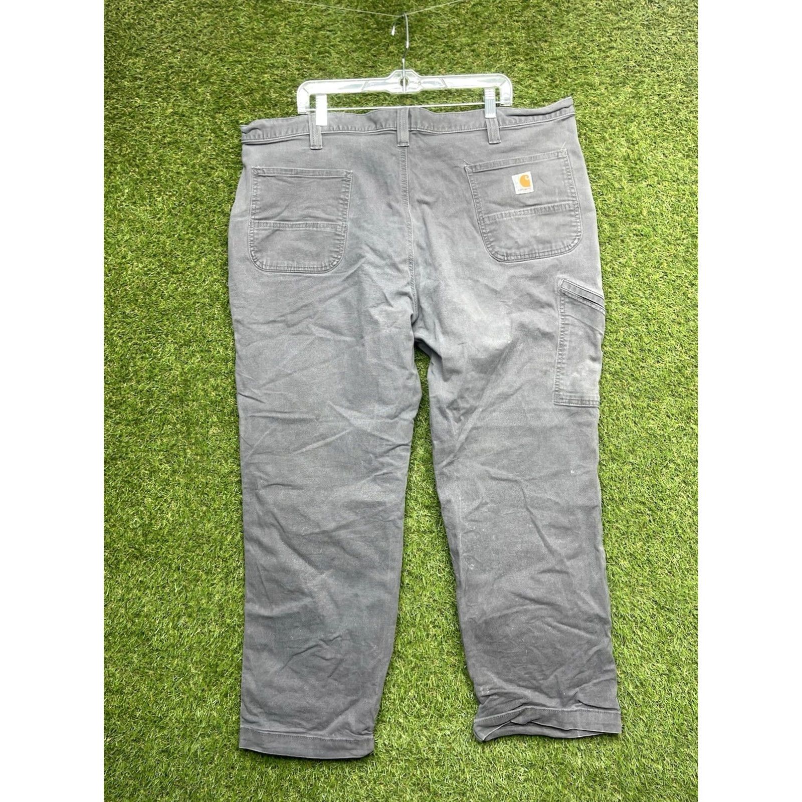 Carhartt Carhartt Flame Resistant Pants Mens 44x30 Workwear FRB159 DNY Canvas Gray Regular Straight 5-Pocket Carpenter USA Mens Size US 44 / EU 60 - 6 Thumbnail