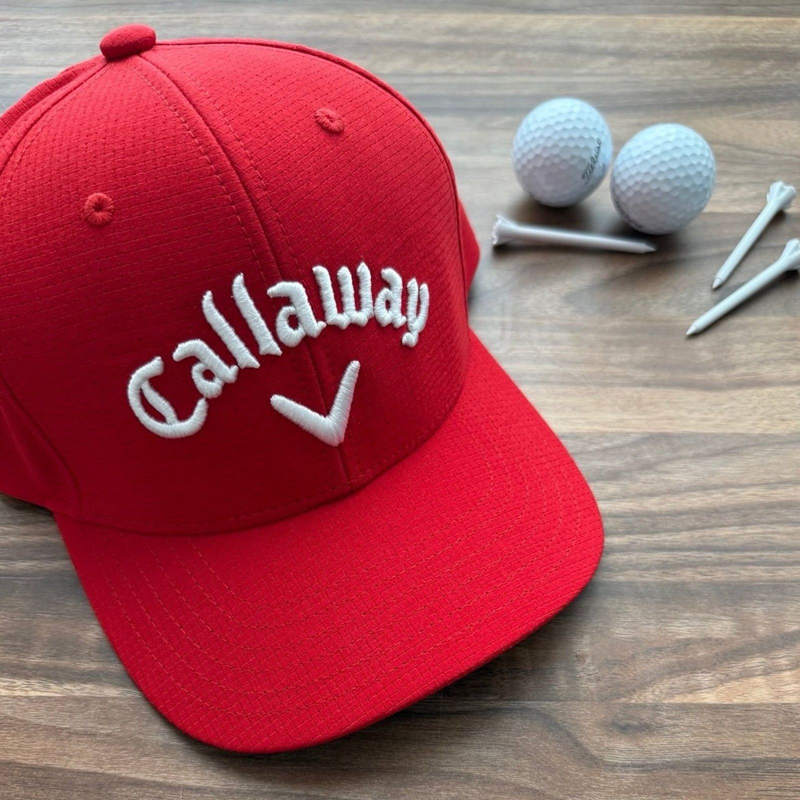 Callaway Callaway Men's Red Golf Hat Size ONE SIZE - 1 Thumbnail