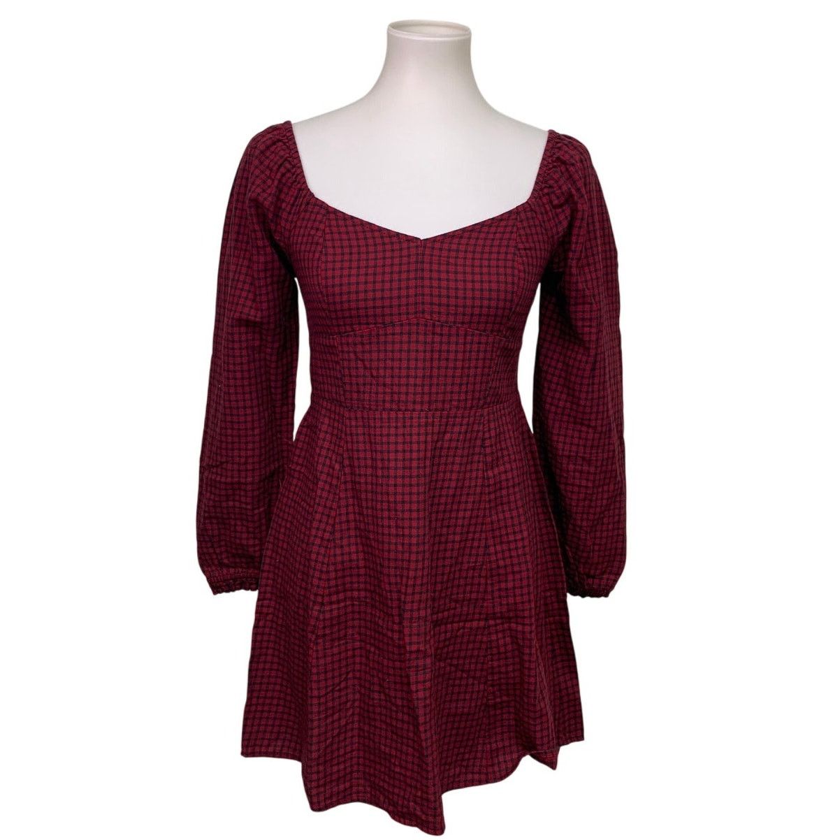 American Eagle Outfitters New American Eagle Womens Small Cotton Long Sleeve Dress Size S / US 4 / IT 40 - 1 Thumbnail