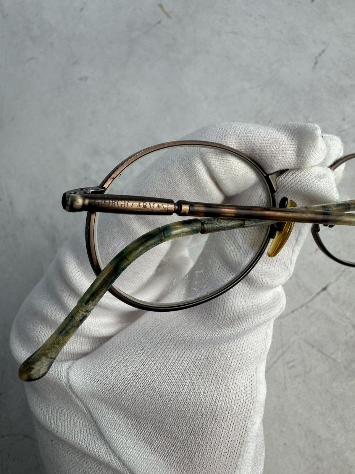 Giorgio Armani Giorgio Armani Glasses 90s Vintage Frame Italy Size ONE SIZE - 7 Thumbnail