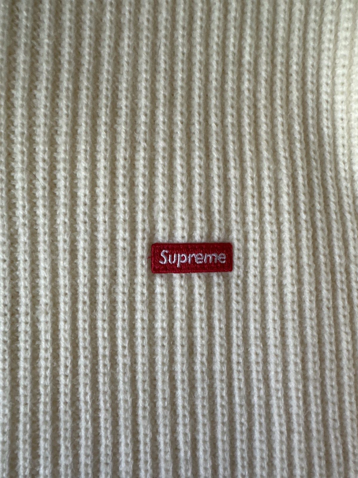 Supreme Supreme Small Box Polo Sweater Cream Large Size US L / EU 52-54 / 3 - 2 Thumbnail