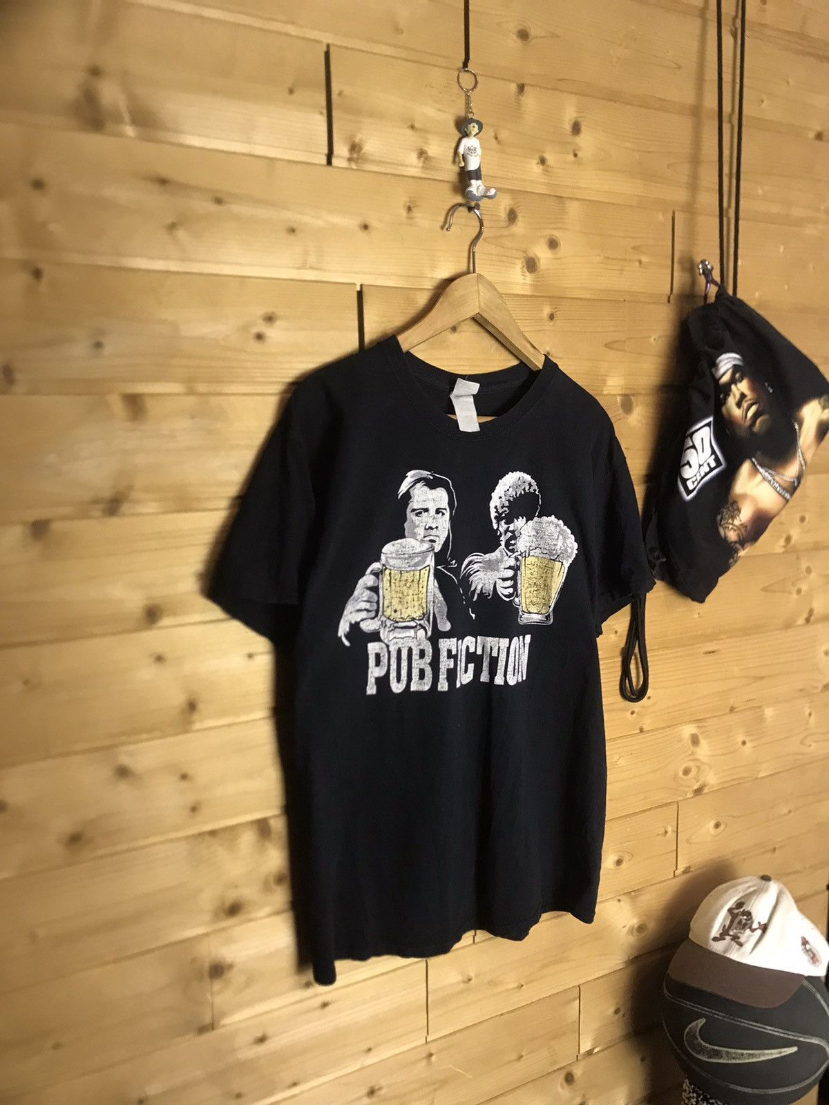 Vintage Pub Fiction parody pulp fiction humor t-shirt Size US L / EU 52-54 / 3 - 1 Thumbnail