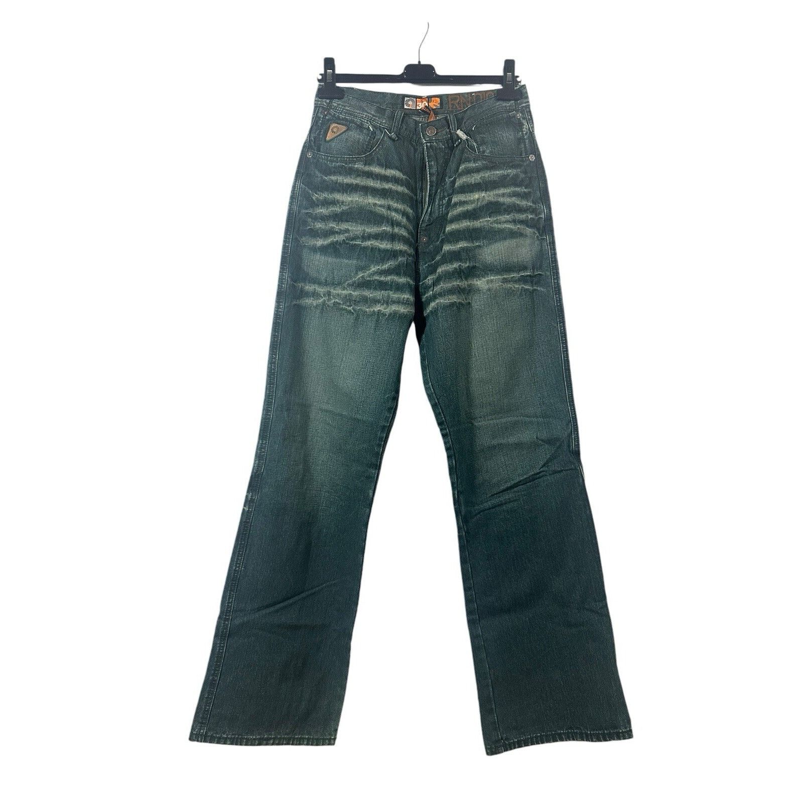Akademiks Vintage Akademiks Jeans Mens Size 30-33 Denim Baggy Wide Leg Size US 30 / EU 46 - 1 Thumbnail