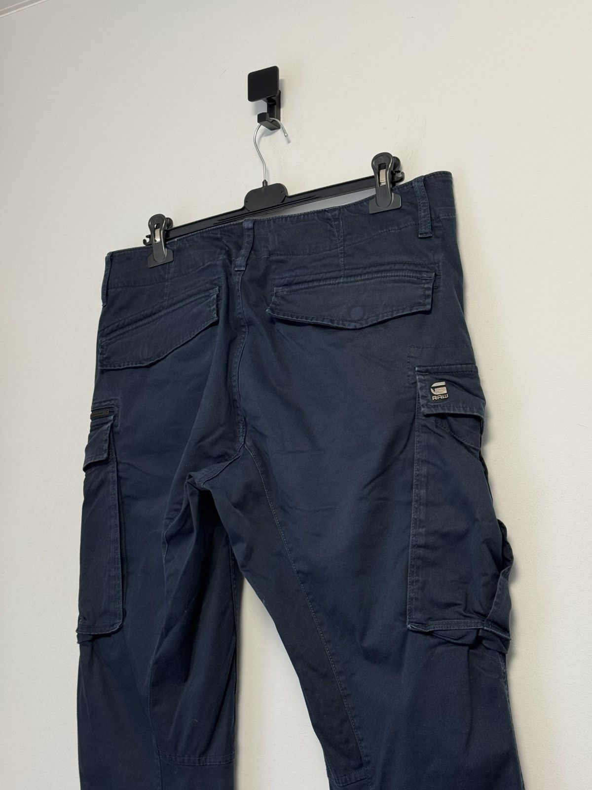 G-Star G-Star Raw Rovic Zip 3D Straight Tapered Blue Cargo Pants Size US 36 / EU 52 - 11 Thumbnail