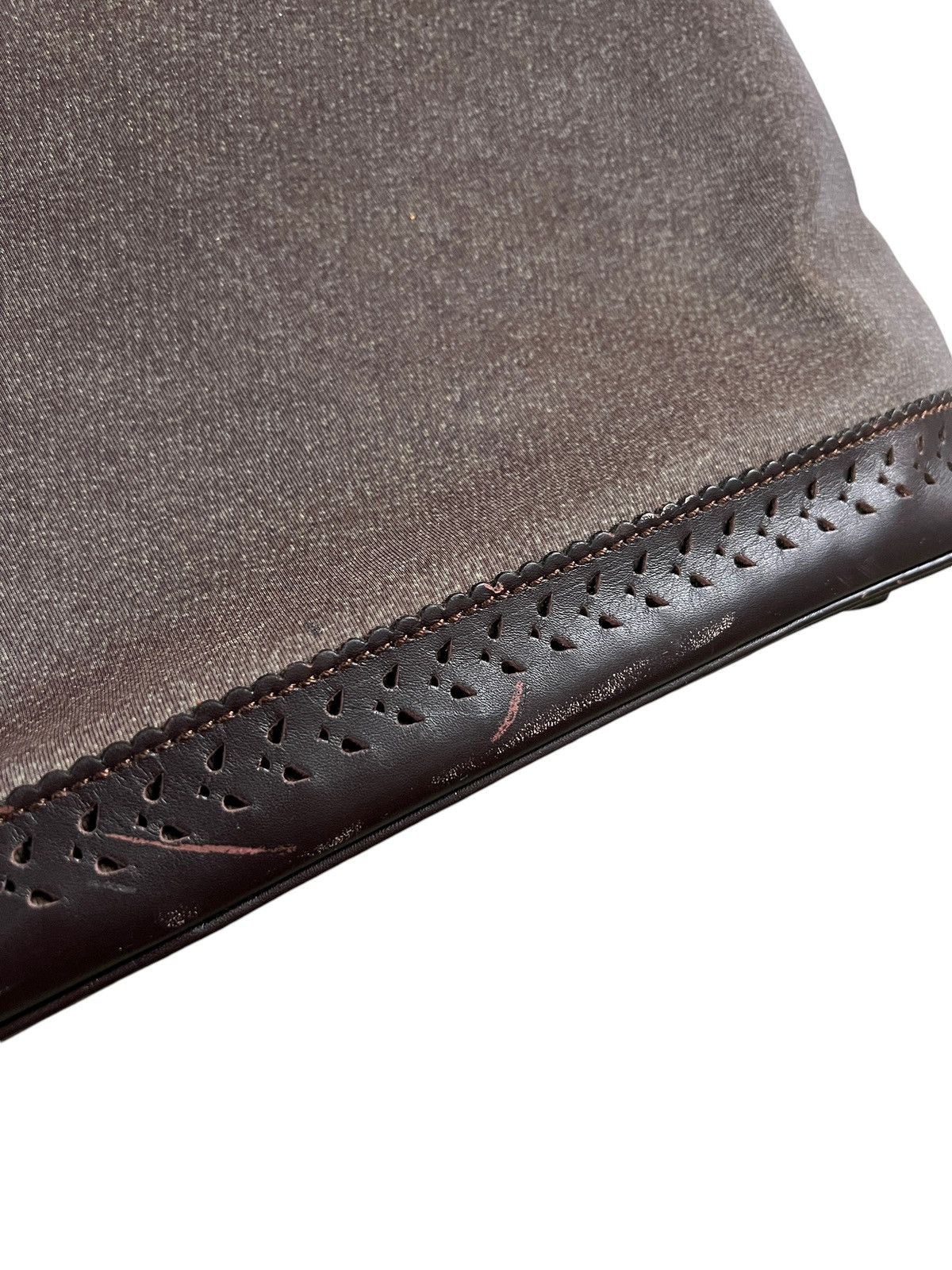 Loewe Vintage Loewe Padded Brown Long Handle Tote Bag Size ONE SIZE - 10 Thumbnail