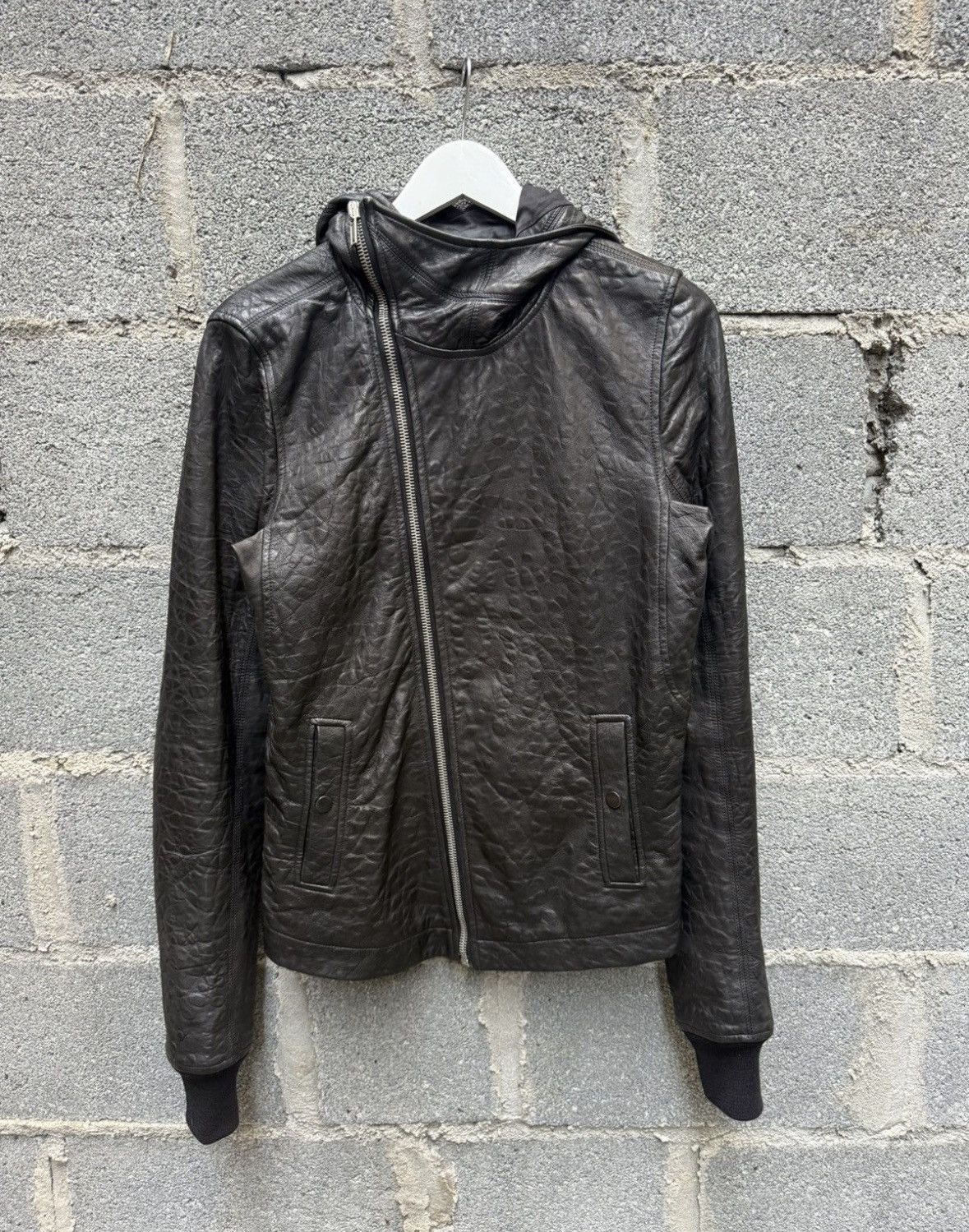 Rick Owens Rick Owens Scuba Jacket hammered lambskin Size US S / EU 44-46 / 1 - 1 Thumbnail