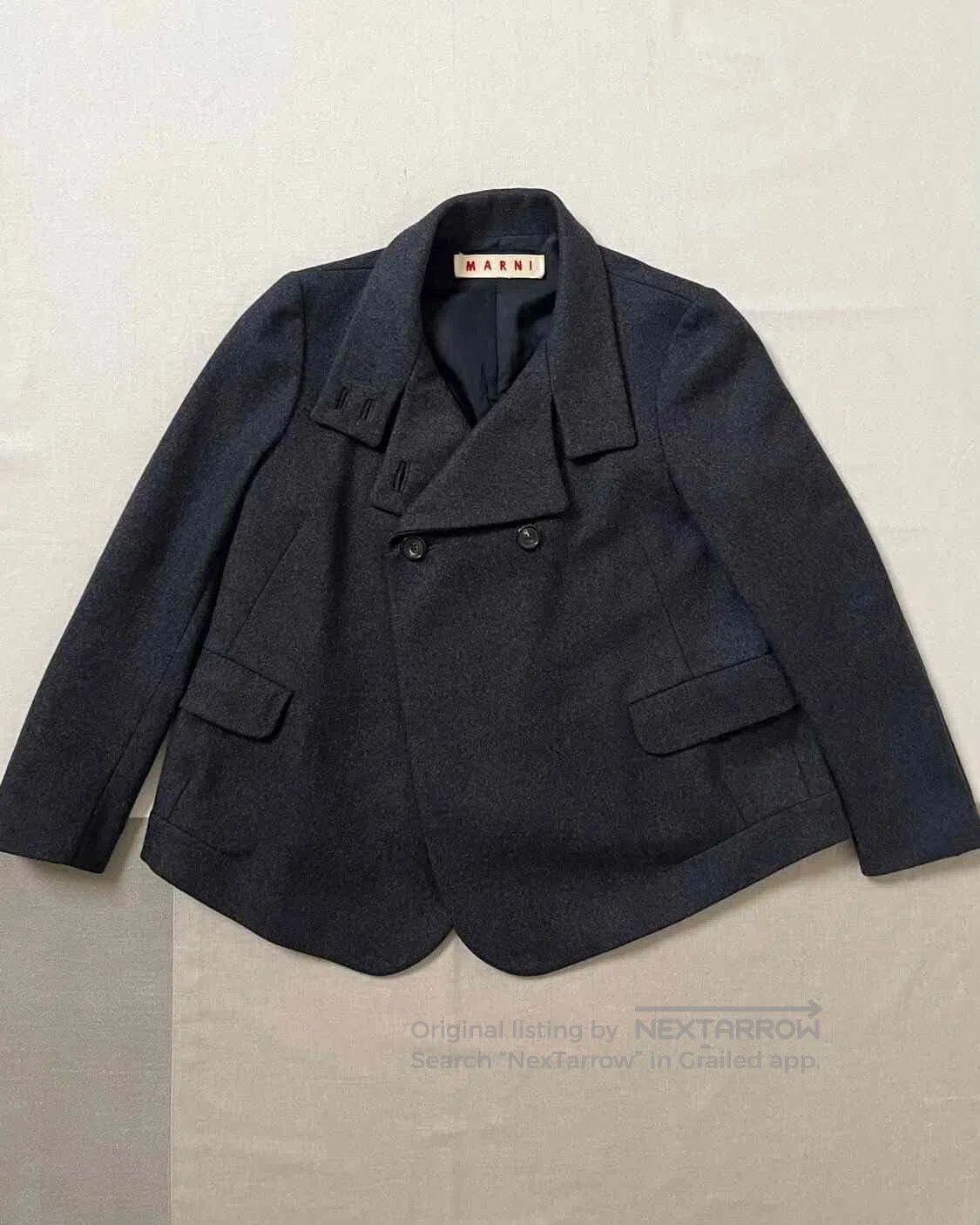 Marni Marni Berkeley Wool Coat. Size M / US 6-8 / IT 42-44 - 1 Thumbnail