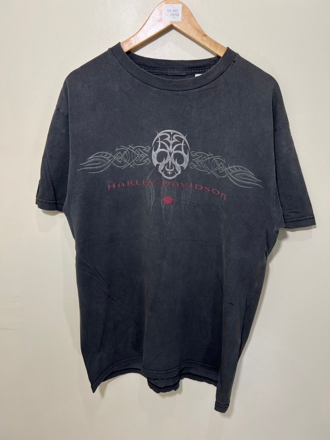 Harley Davidson × Vintage Vintage Harley Davidson shirt Fire bnz01 Size US L / EU 52-54 / 3 - 6 Thumbnail