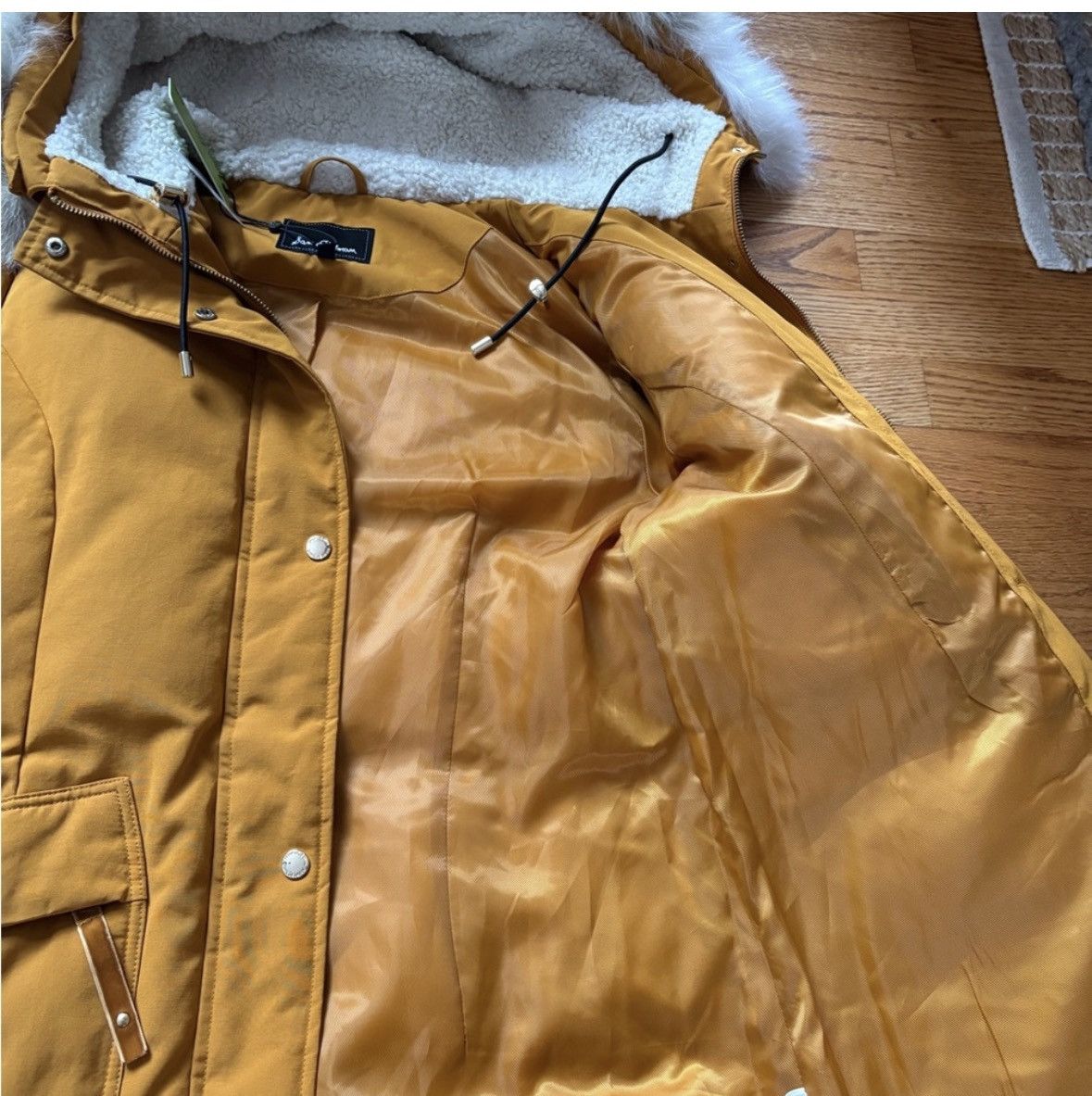 Sam Edelman Brand new with tags! Sam Edelman Faux Fur Hooded Parka Large Size L / US 10 / IT 46 - 2 Thumbnail