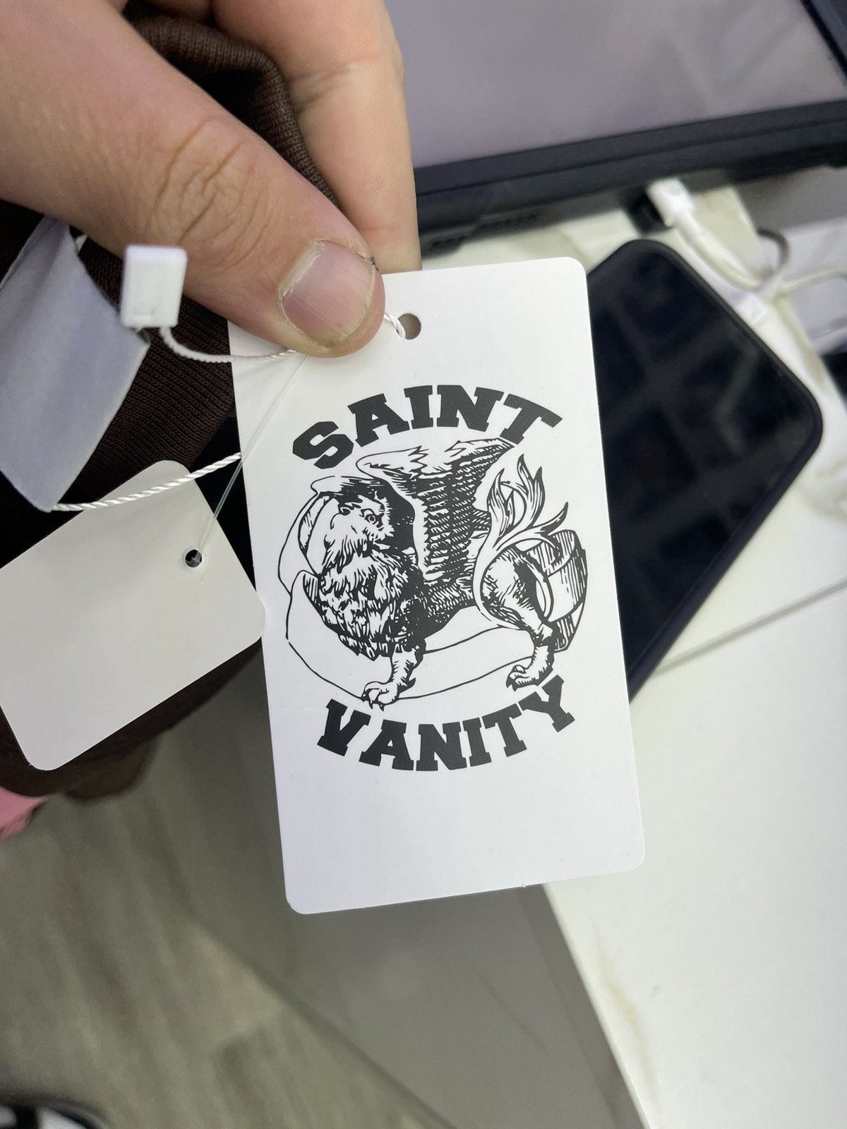 Saint Vanity Saint Vanity tee ( brown/pink) Size US S / EU 44-46 / 1 - 4 Thumbnail