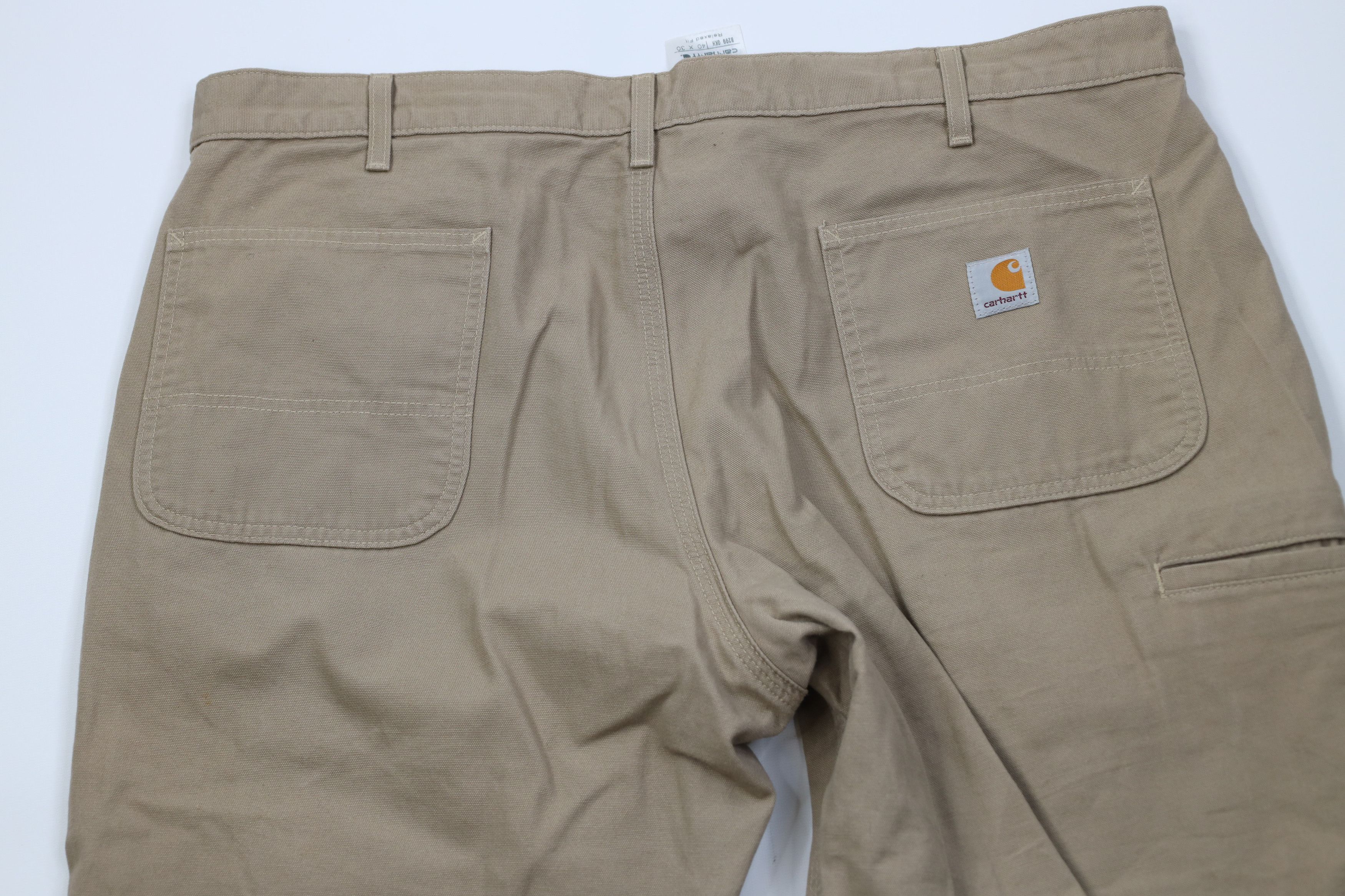 Carhartt Vintage Y2K Carhartt Relaxed Fit Wide Leg Pants Khaki Brown Size US 40 / EU 56 - 10 Thumbnail
