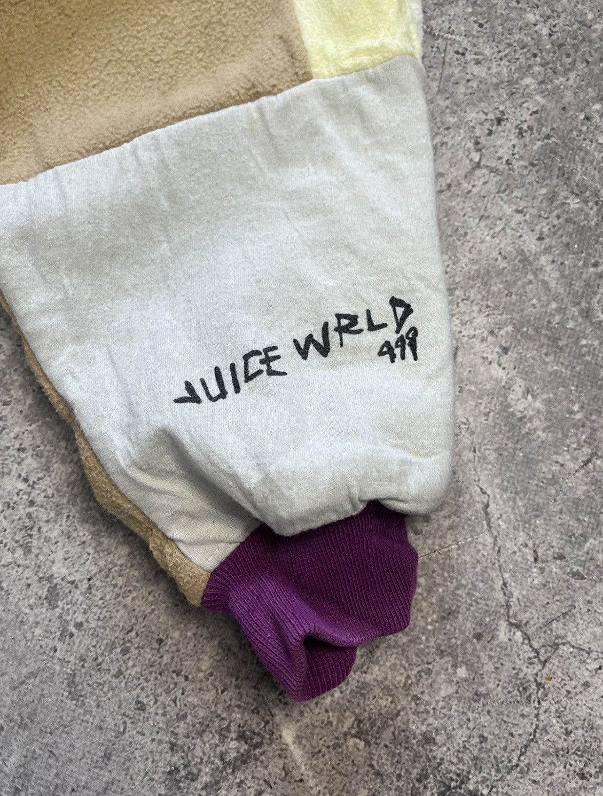Vintage Vintage y2k Jucie Wrld x Vlone Hand Made Baggy Joggers Pants Size US 33 - 10 Thumbnail