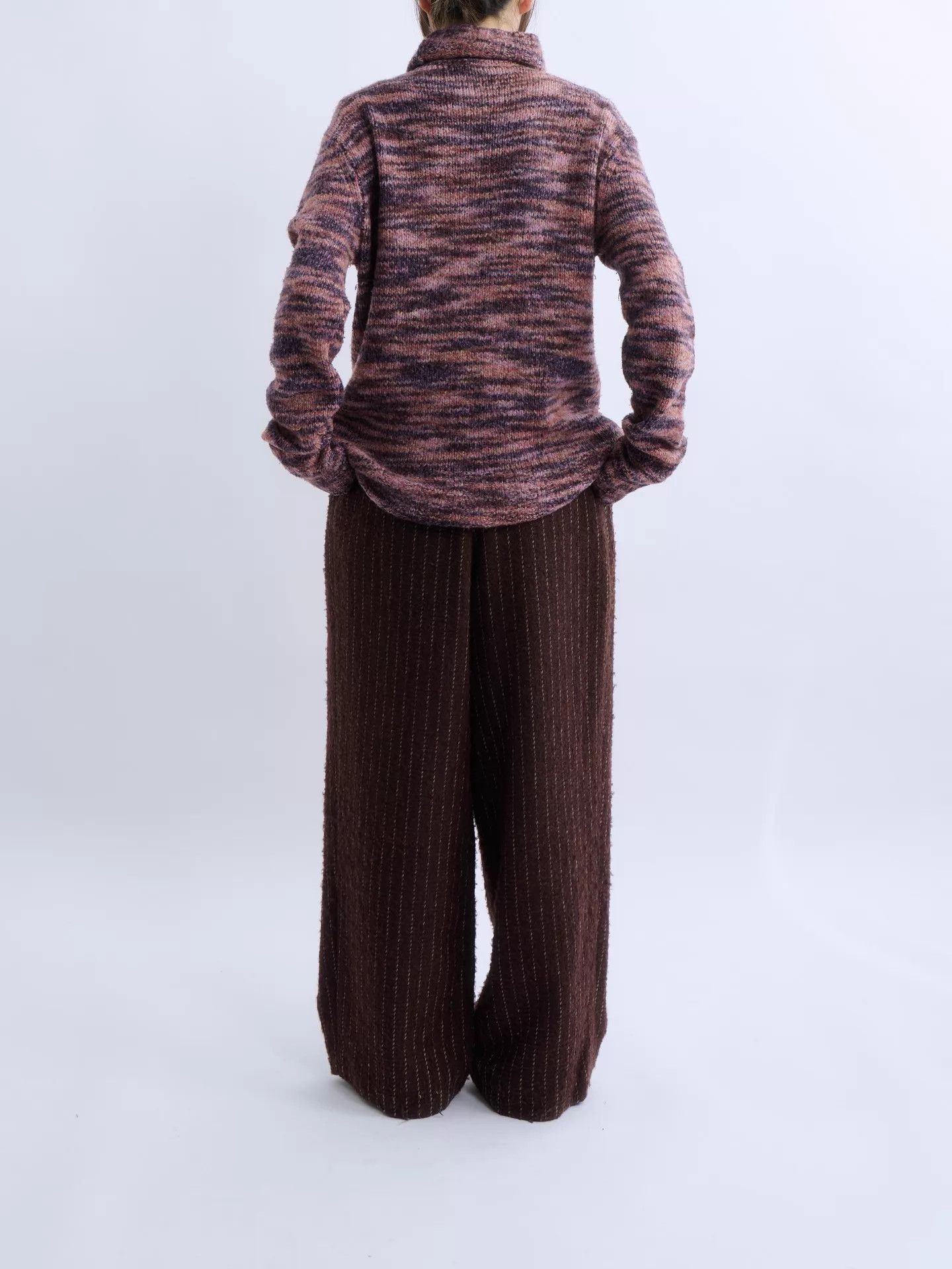 Sies Marjan Sies Marjan Multicolor Wool-Silk Turtleneck Sweater M Size M / US 6-8 / IT 42-44 - 4 Thumbnail