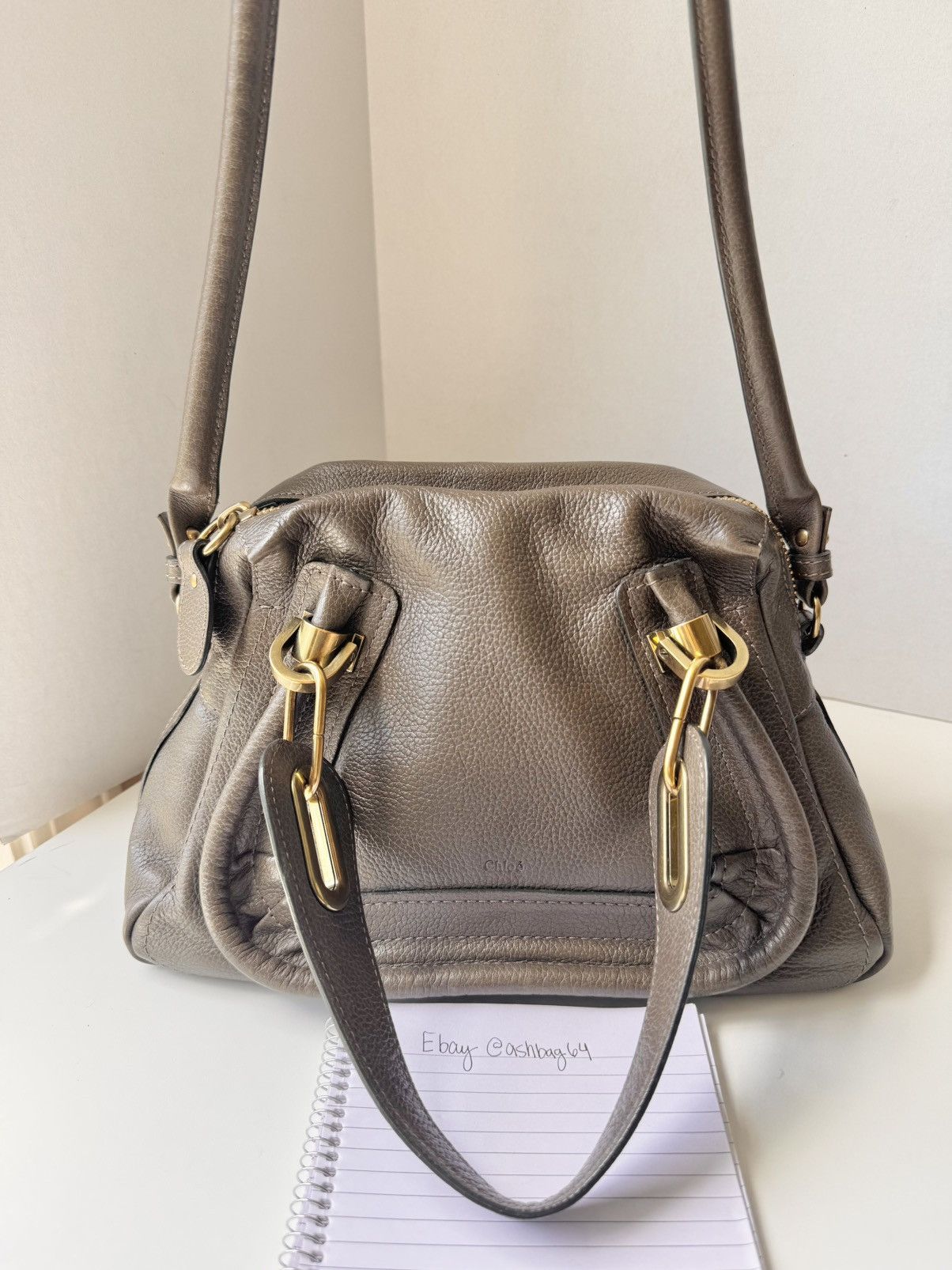 Chloe Chloé Paraty Medium Satchel – Gray with Auth Card Size ONE SIZE - 1 Thumbnail