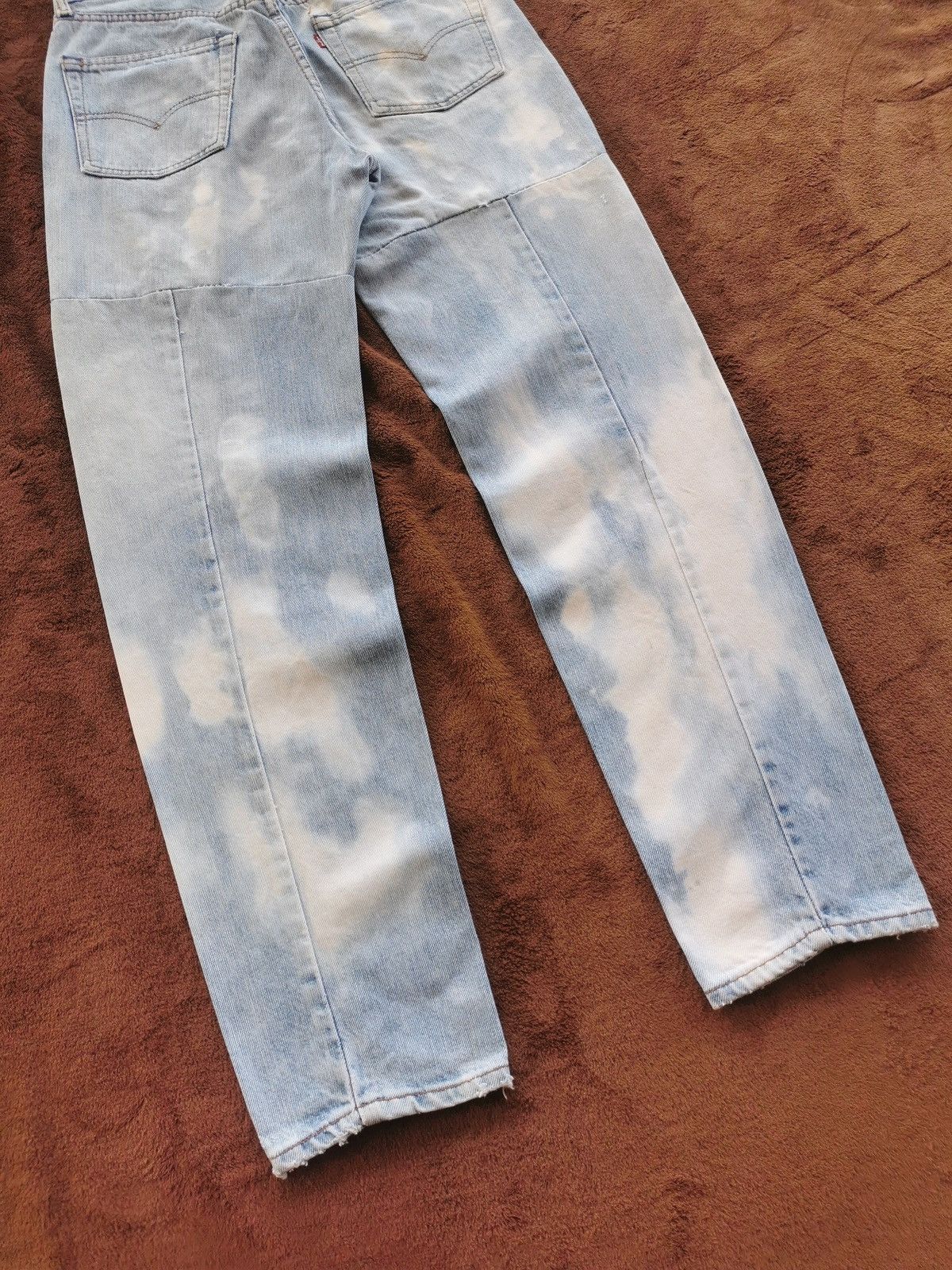 Levi's Vintage Levis Bleach Reworked Legs Denim Jeans Size US 30 / EU 46 - 5 Thumbnail