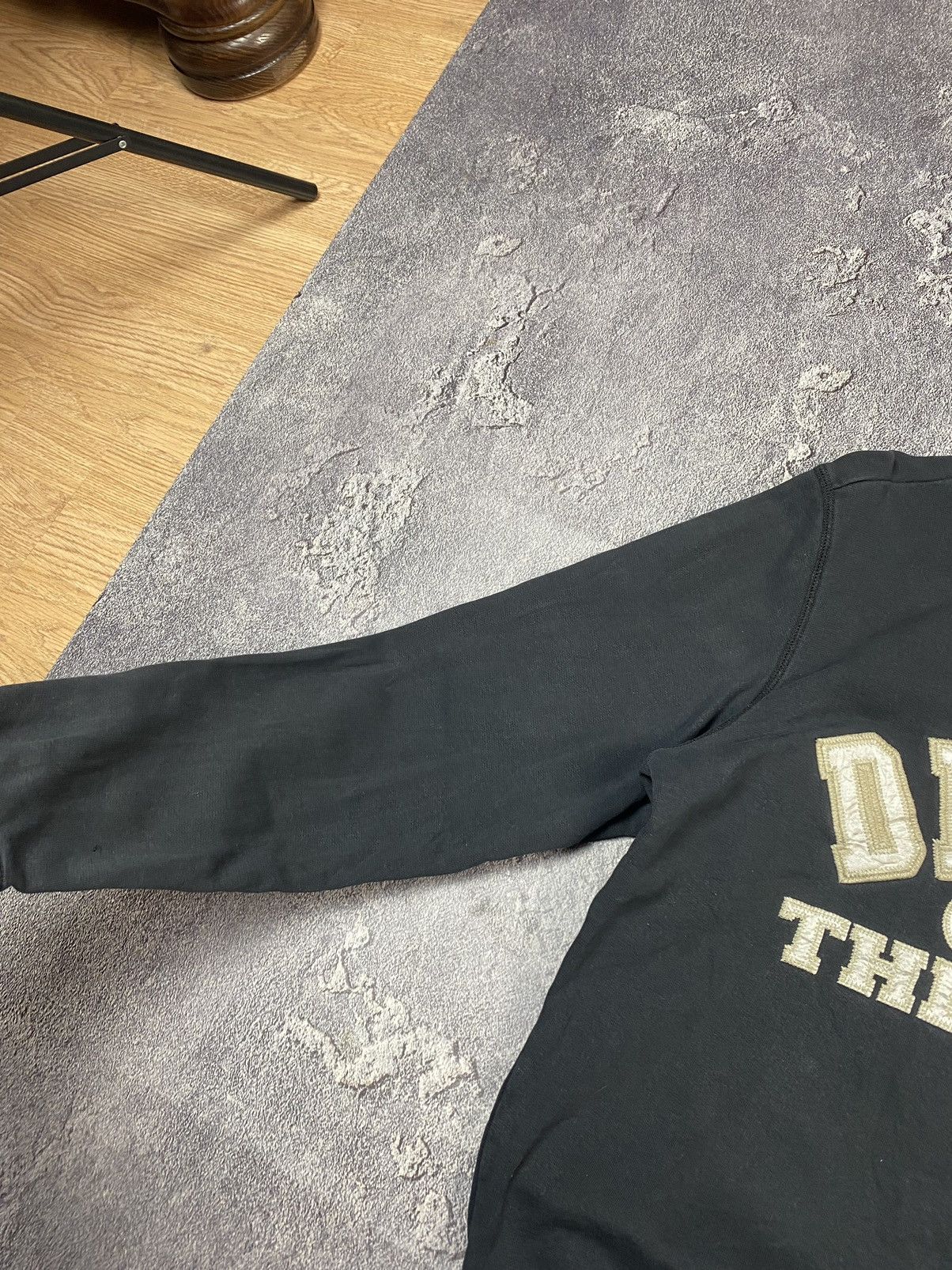 Diesel × Diesel Black Gold × Vintage Y2K Diesel Spell Out Logo Black Crewneck Sweatshirt Vintage Size US M / EU 48-50 / 2 - 7 Thumbnail