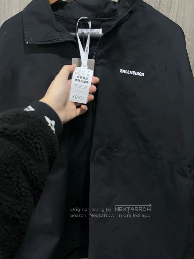 Balenciaga Balenciaga Front and back letter logo windbreaker jacket Size XS / US 0-2 / IT 36-38 - 8 Thumbnail