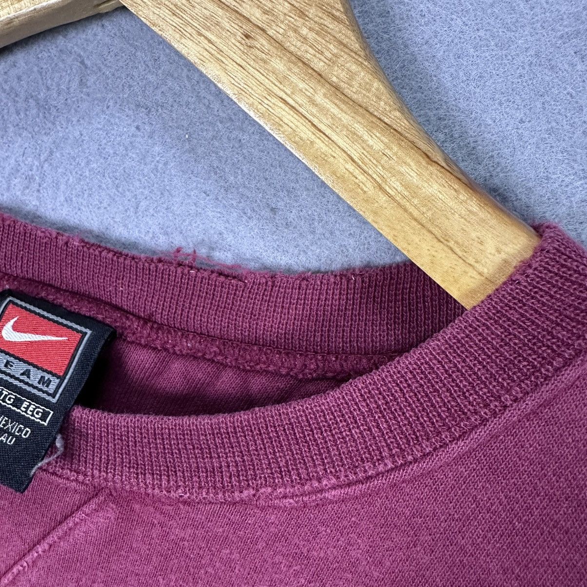 Nike Vintage Nike Mini Swoosh Distressed Sweatshirt Size US XXL / EU 58 / 5 - 4 Thumbnail