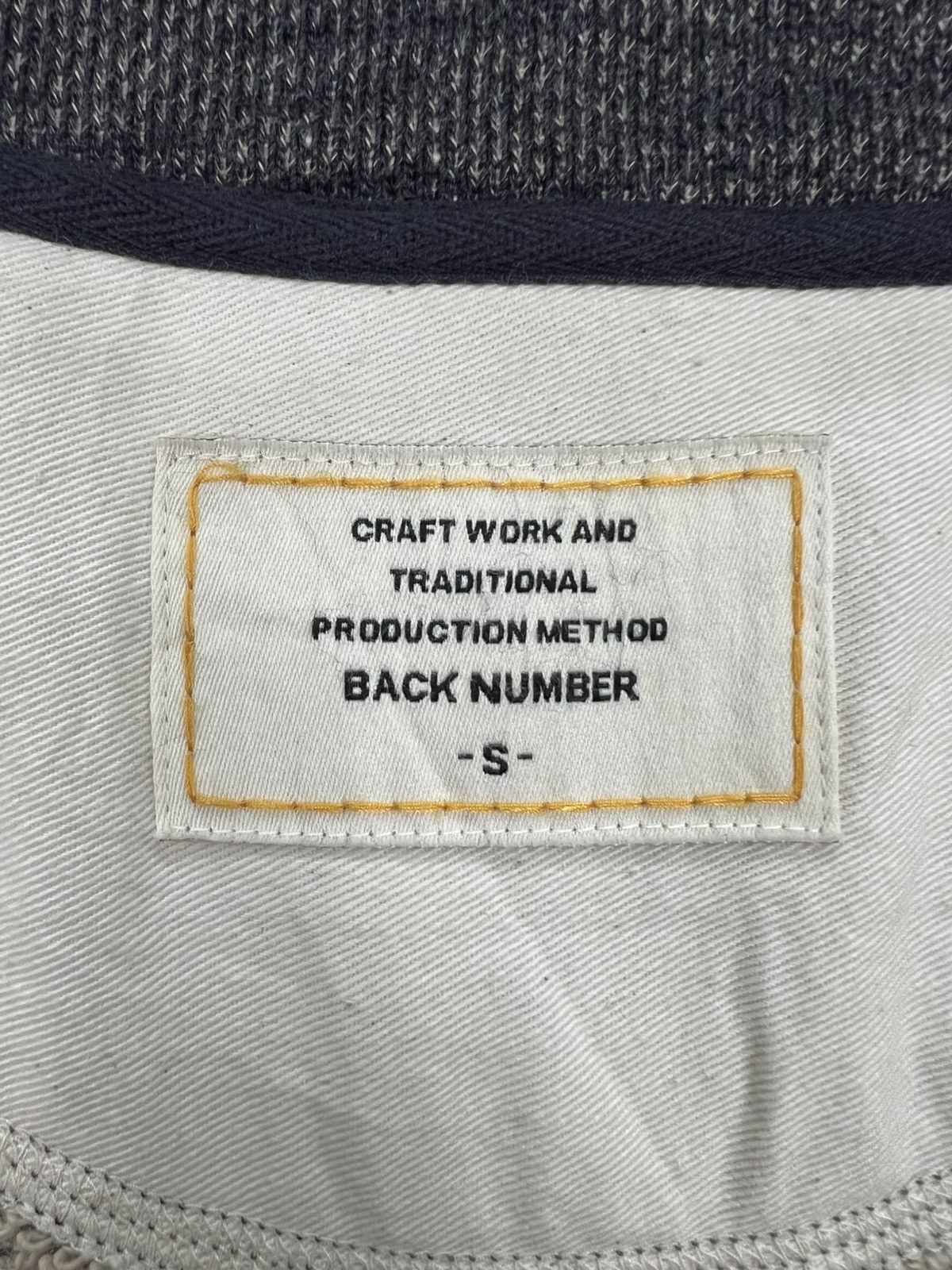 Japanese Brand Back Number Shawl Collar Sweater Size US S / EU 44-46 / 1 - 8 Thumbnail